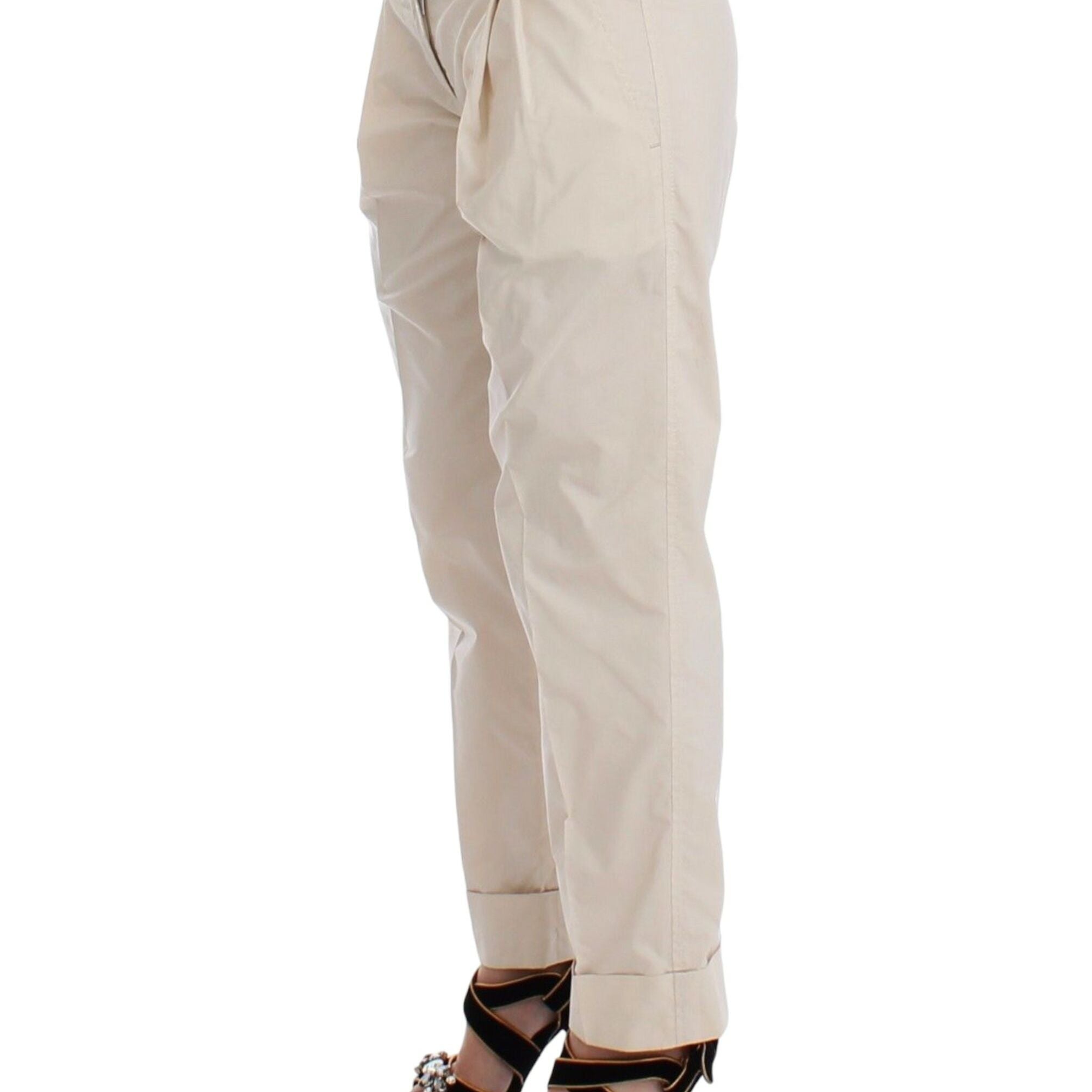 Ermanno Scervino Beige Chinos Casual Dress Pants Khakis