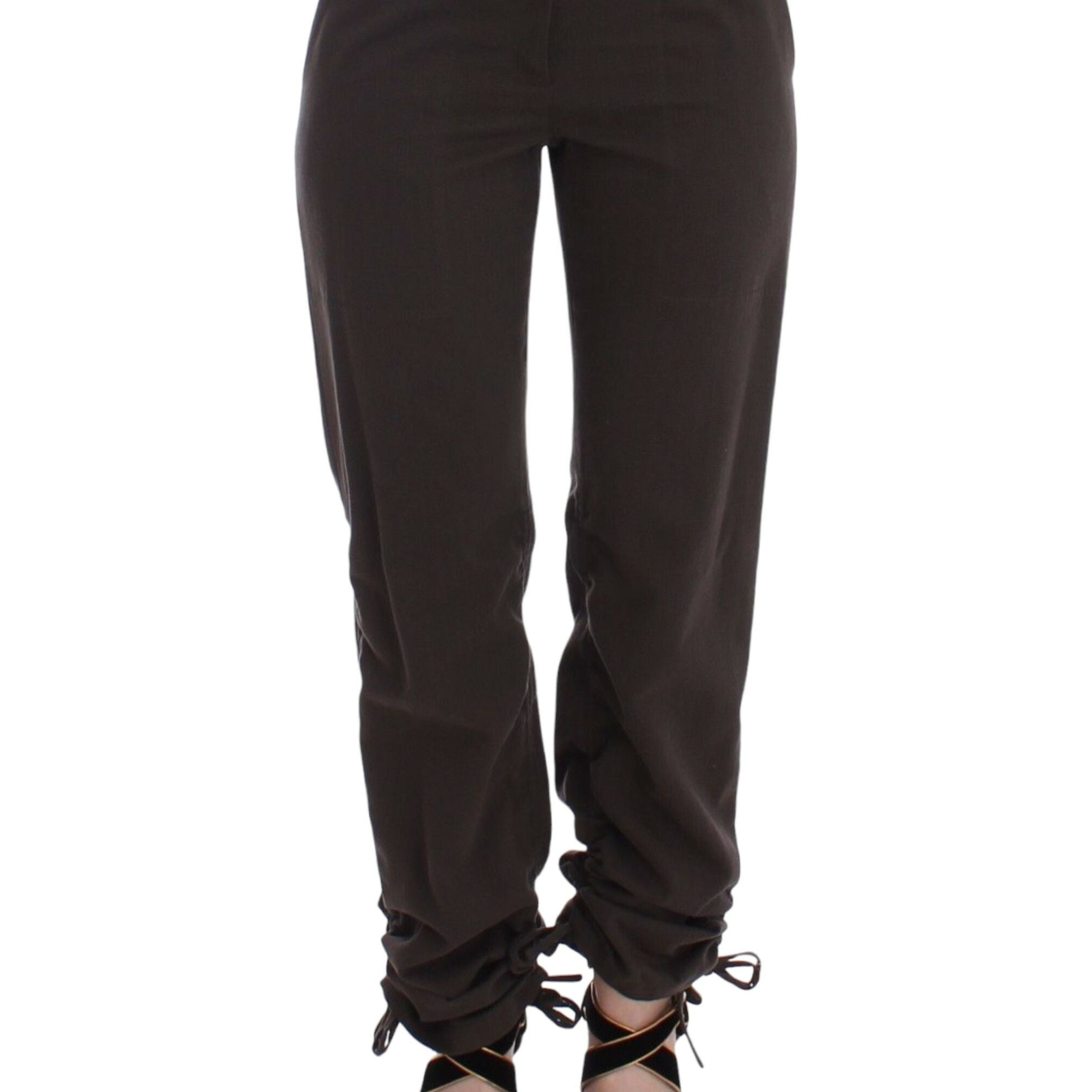 Ermanno Scervino Brown Chinos Casual Dress Pants Khakis