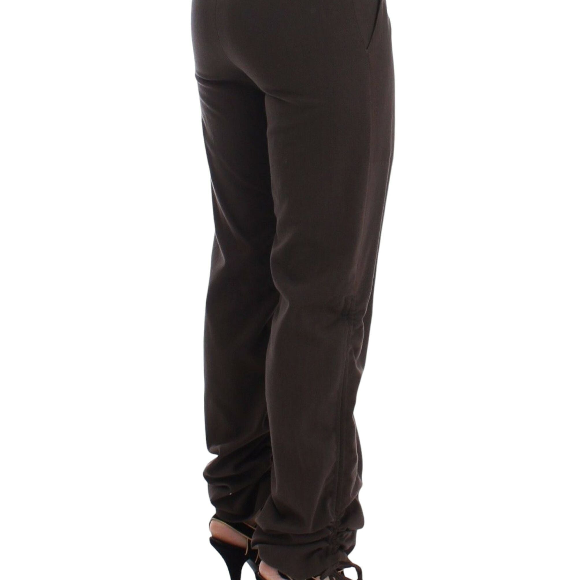 Ermanno Scervino Brown Chinos Casual Dress Pants Khakis