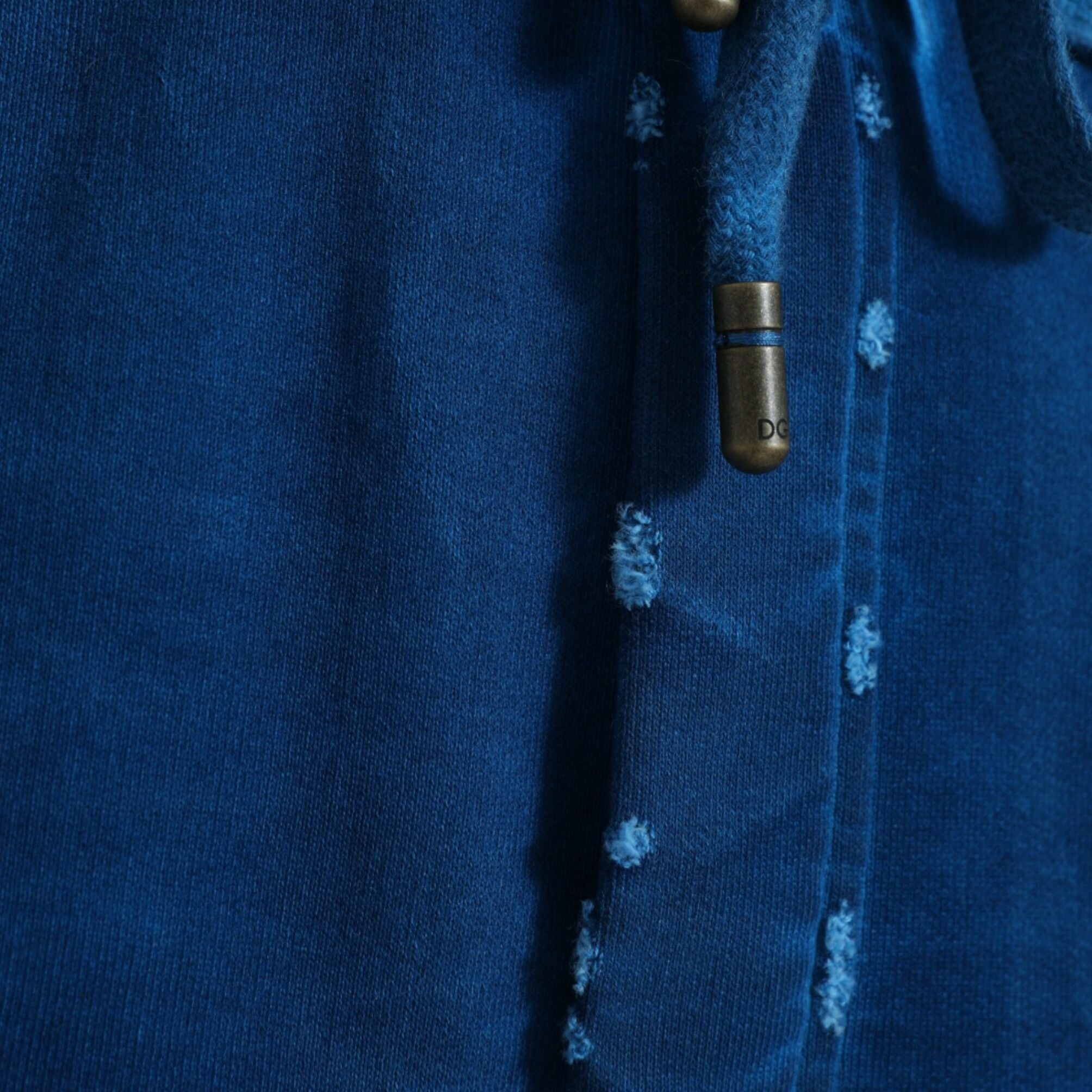 Dolce & Gabbana Blue Logo Cotton Jogger Sweatpants Pants