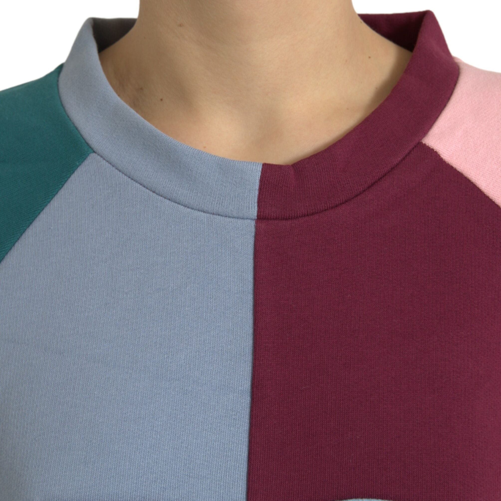 Dolce & Gabbana Multicolor Cotton Crewneck Pullover Sweater