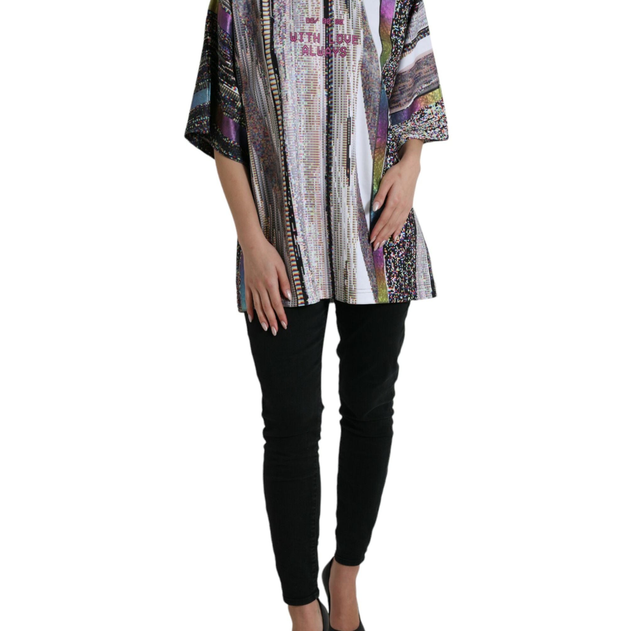 Dolce & Gabbana Multicolor With Love Always Print T-shirt