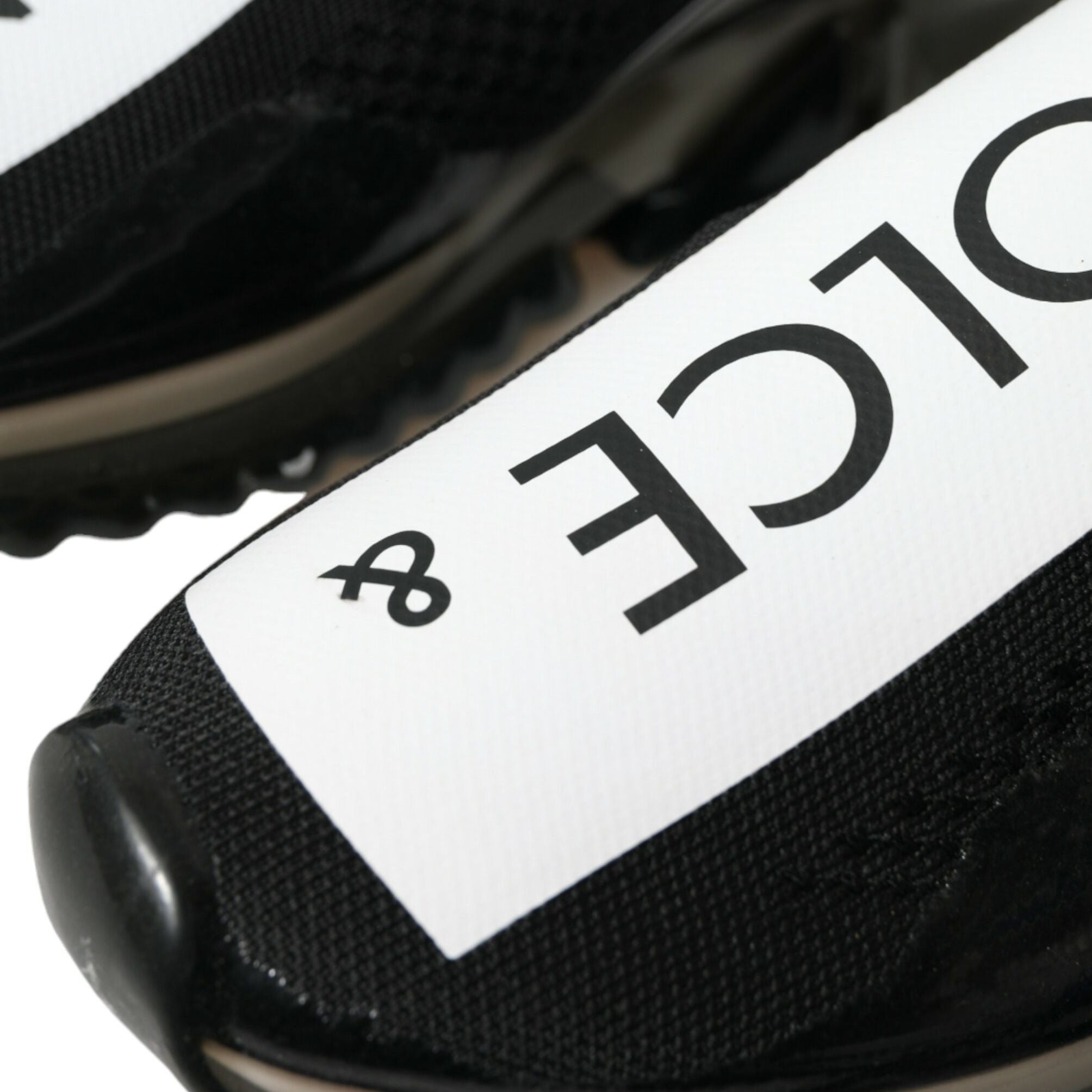 Dolce & Gabbana Black White Slip On Sneakers Sorrento Shoes