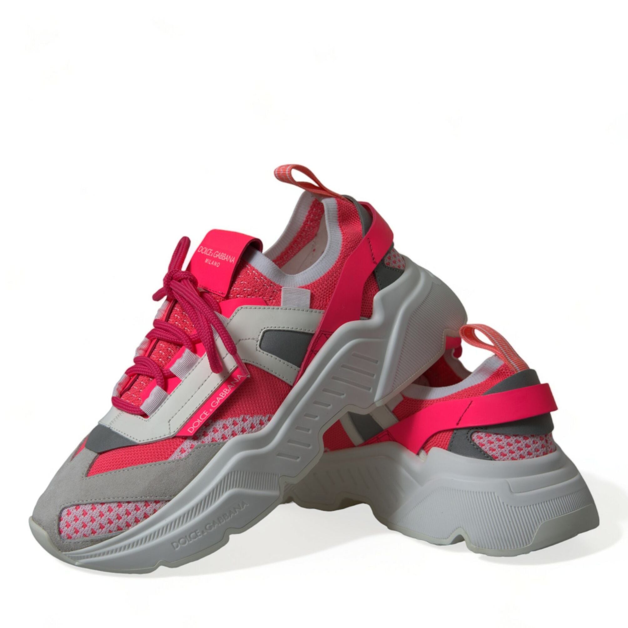 Dolce & Gabbana Multicolor Leather Daymaster Low Top Sneakers Shoes
