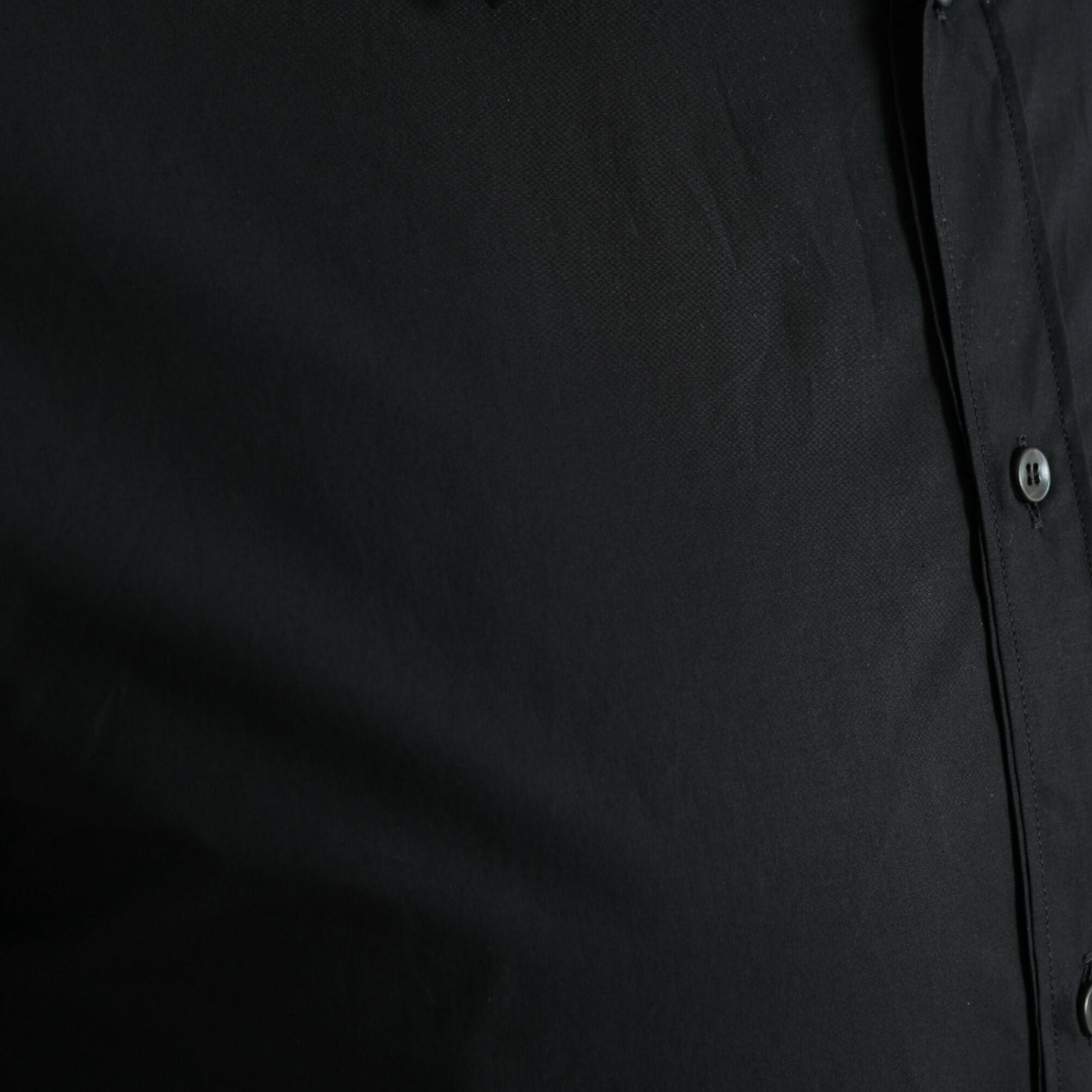 Dolce & Gabbana Black Cotton Men Formal GOLD Dress Shirt
