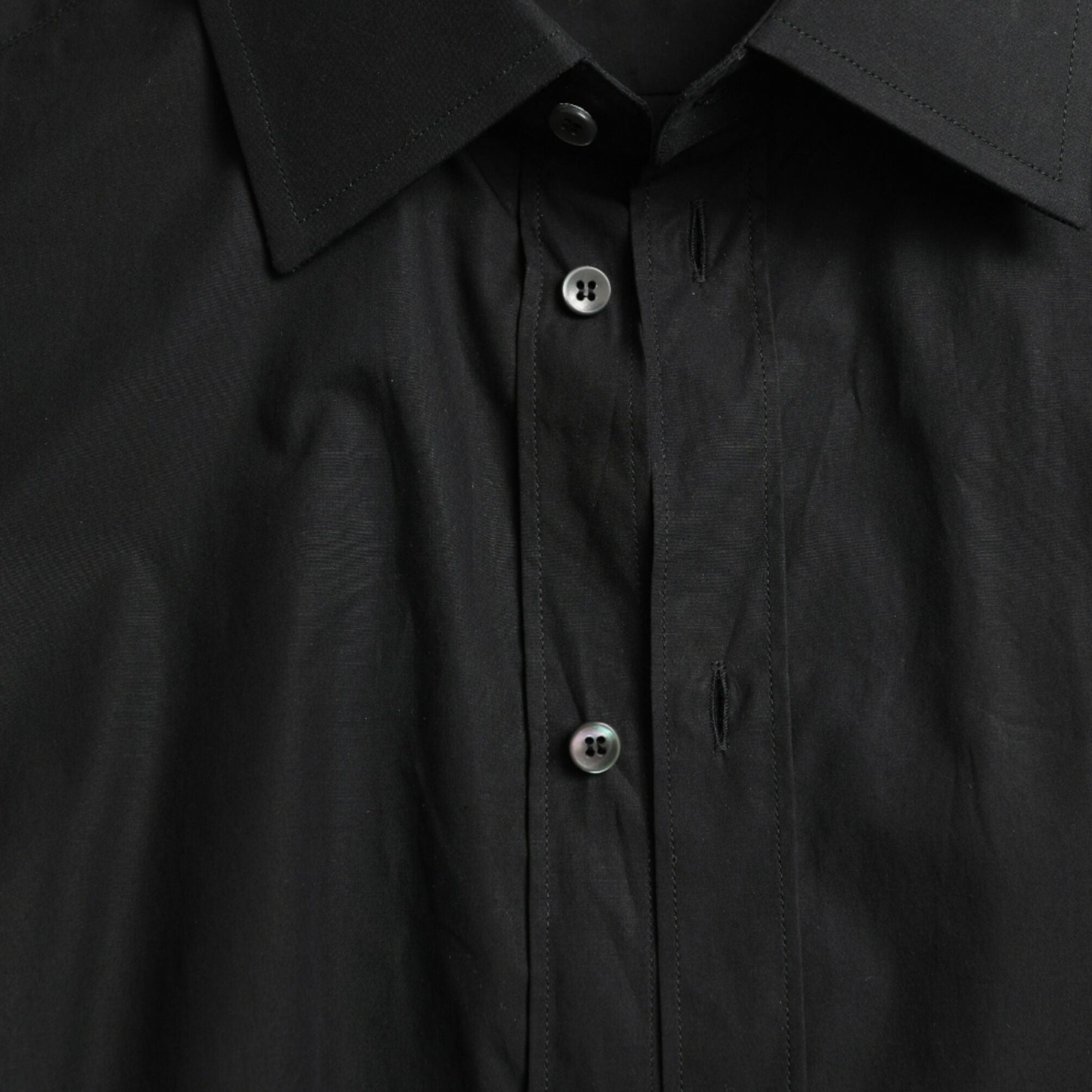Dolce & Gabbana Black Cotton Men Formal GOLD Dress Shirt