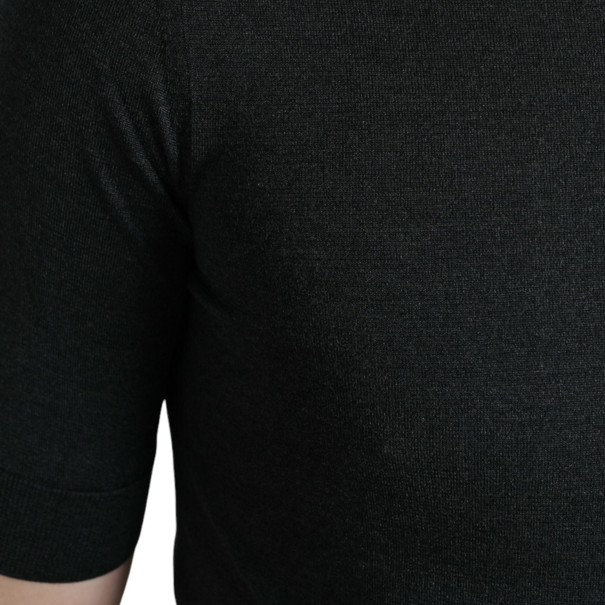 Dolce & Gabbana Dark Gray Crew Neck Short Sleeves T-shirt