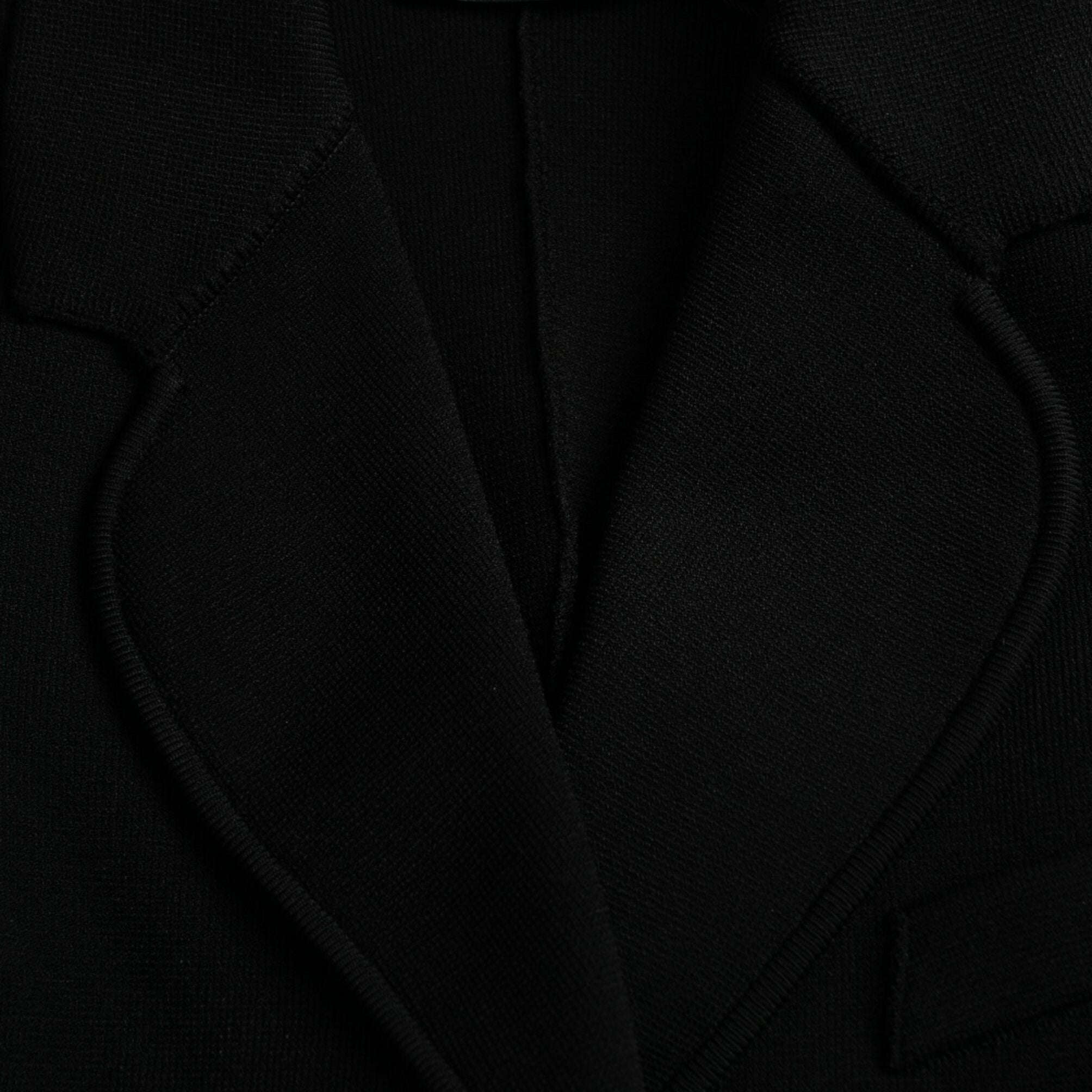 Dolce & Gabbana Black Viscose Single Breasted Blazer Jacket