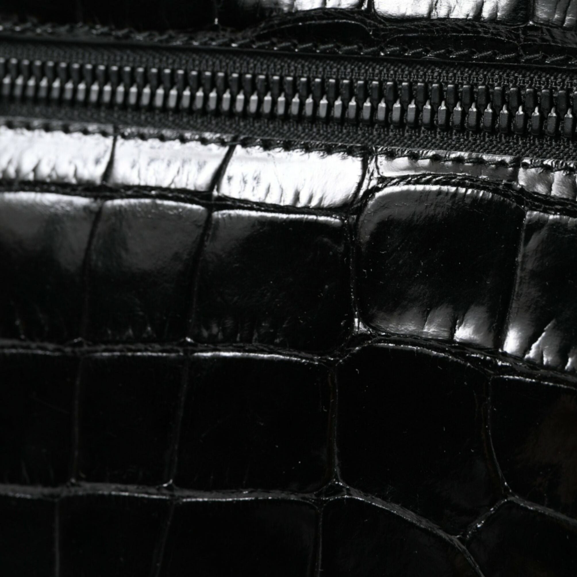 Balenciaga Black Exotic Leather Shoulder Crossbody Camera Bag