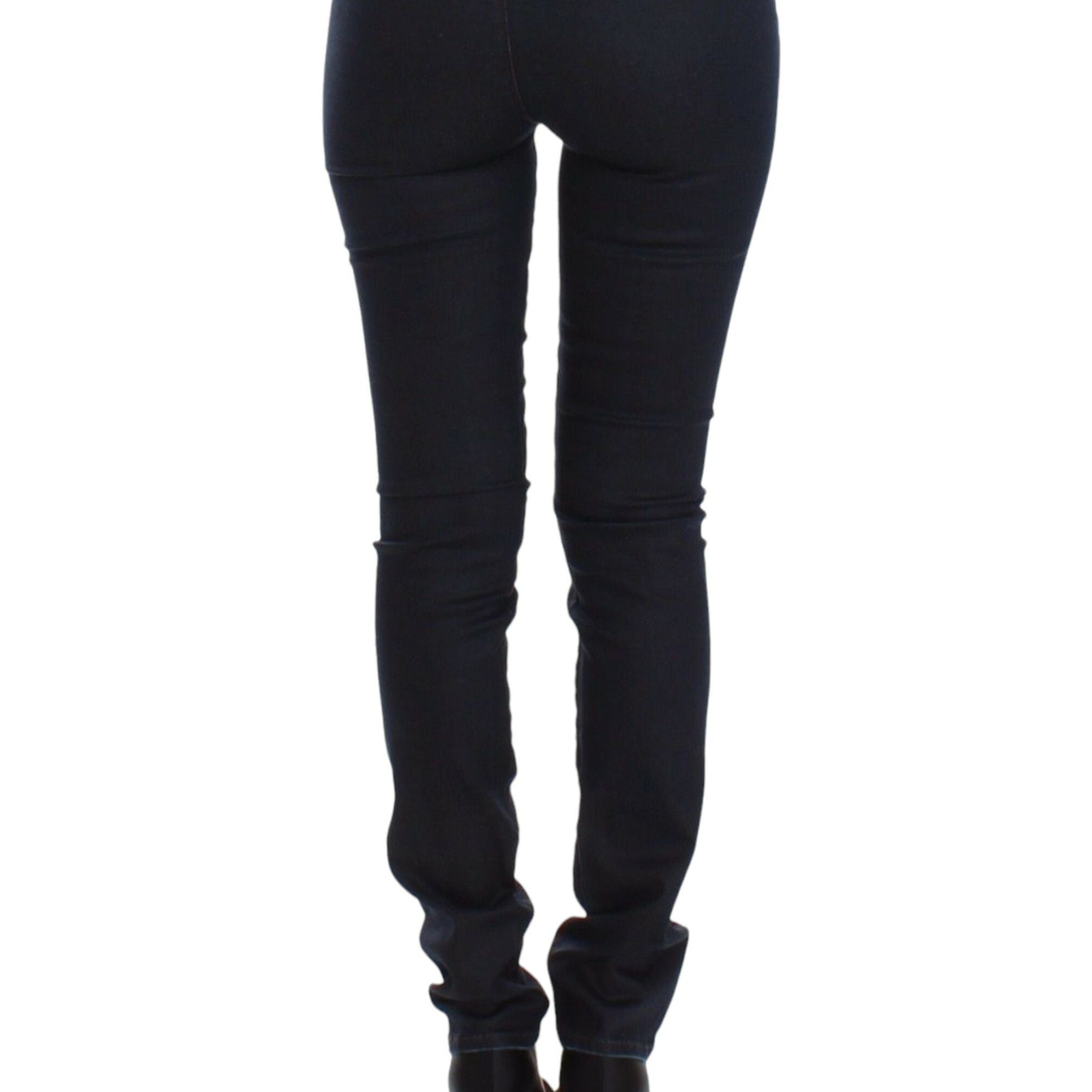 Ermanno Scervino Blue Slim Jeans Denim Pants Skinny Leg Stretch