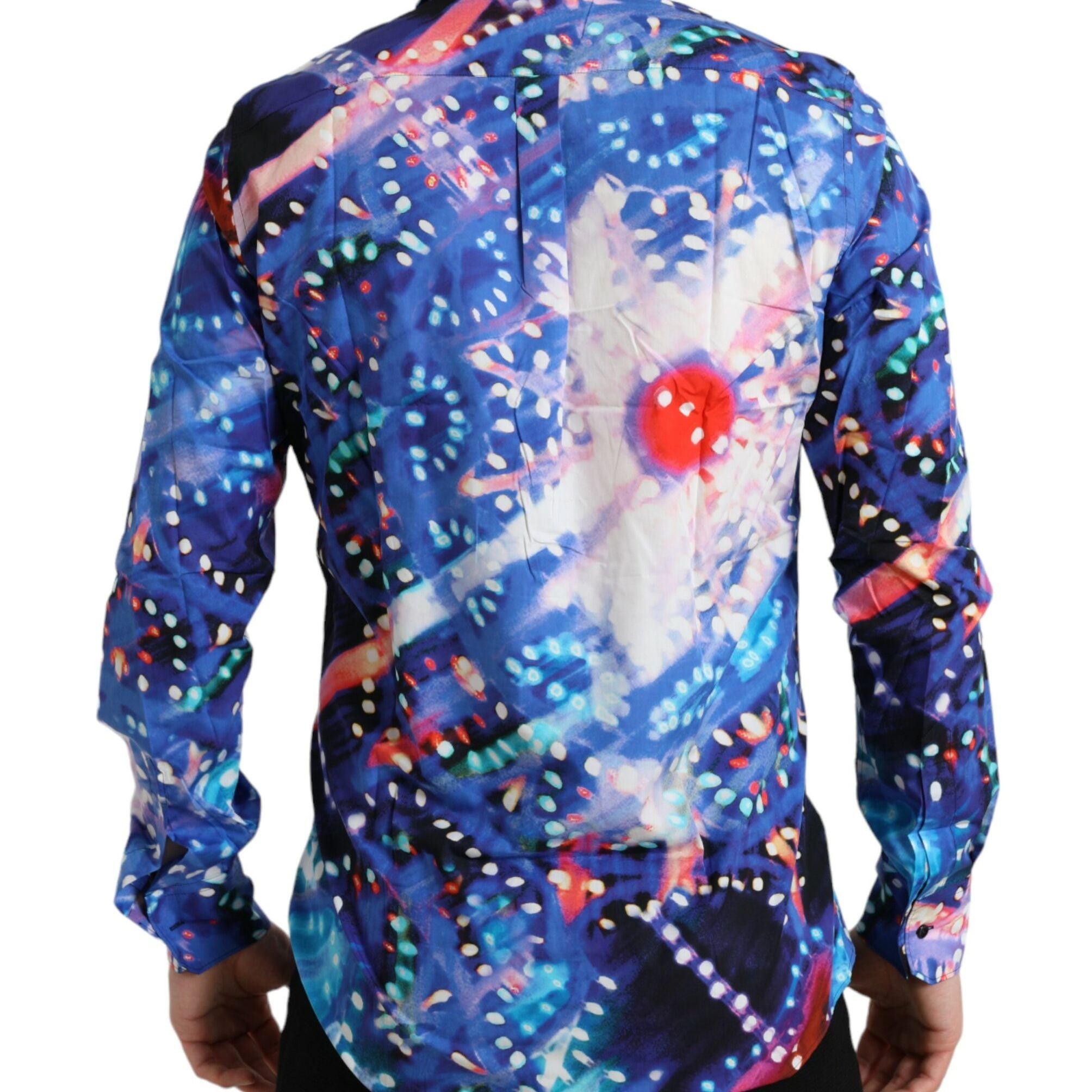 Dolce & Gabbana Multicolor Luminarie Slim MARTINI Shirt