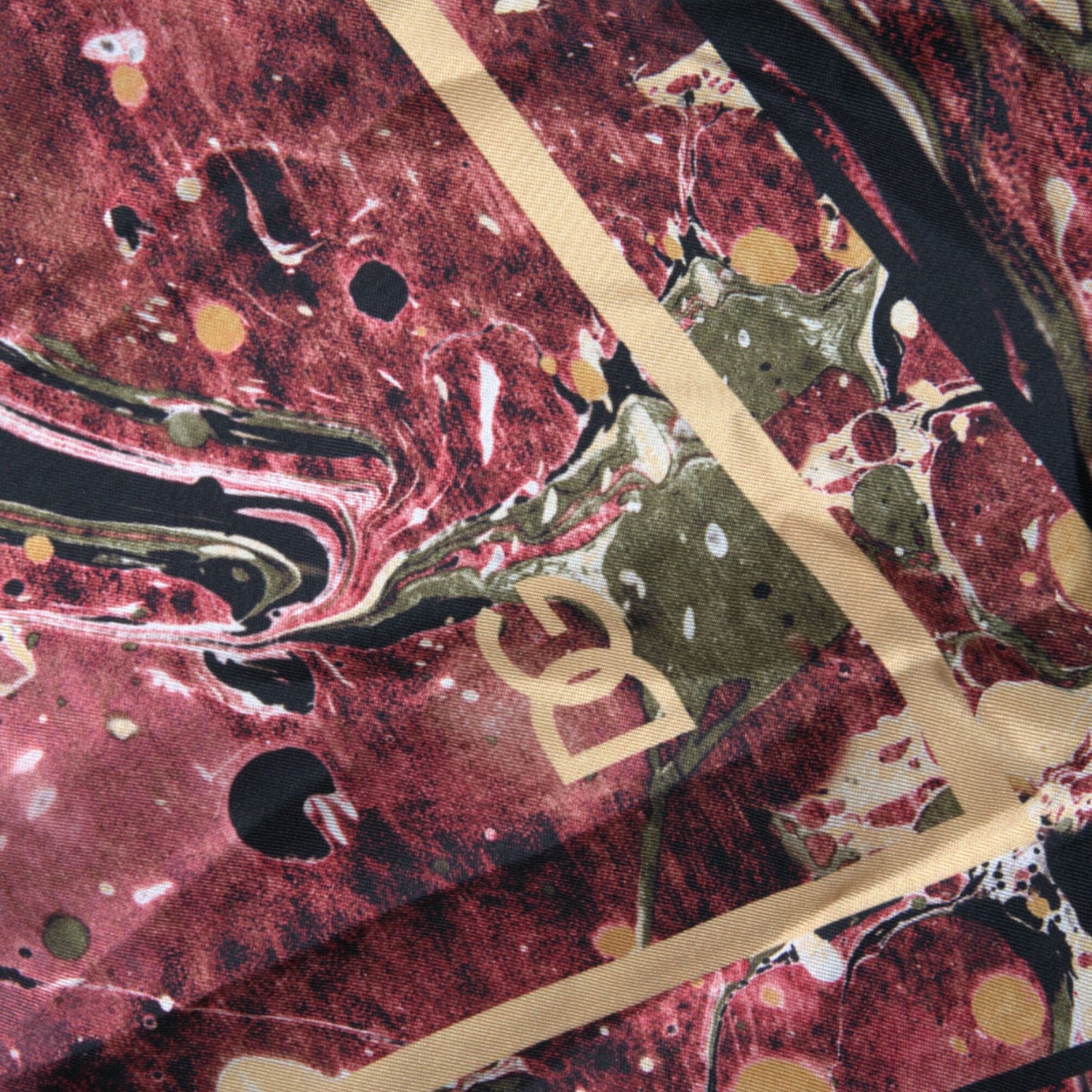 Dolce & Gabbana Multicolor Button Down Silk Shirt