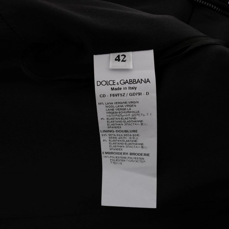 Dolce & Gabbana Multicolored Striped Sequined Stretch Dress