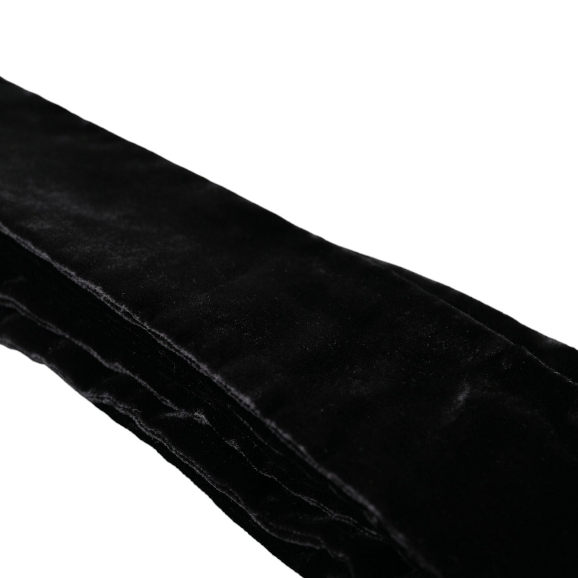 Dolce & Gabbana Black Viscose Wide Waist Women Belt