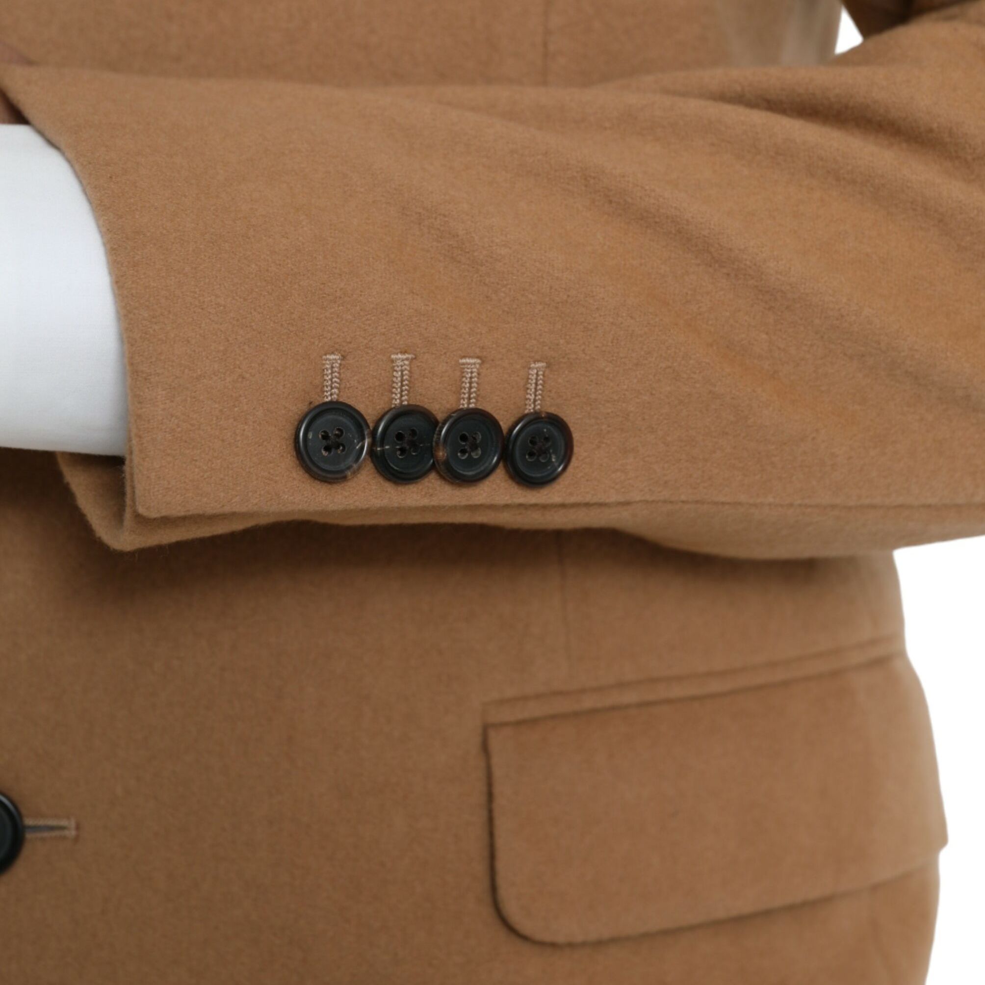 Prada Brown Cashmere 2 Piece Single Breasted Suit