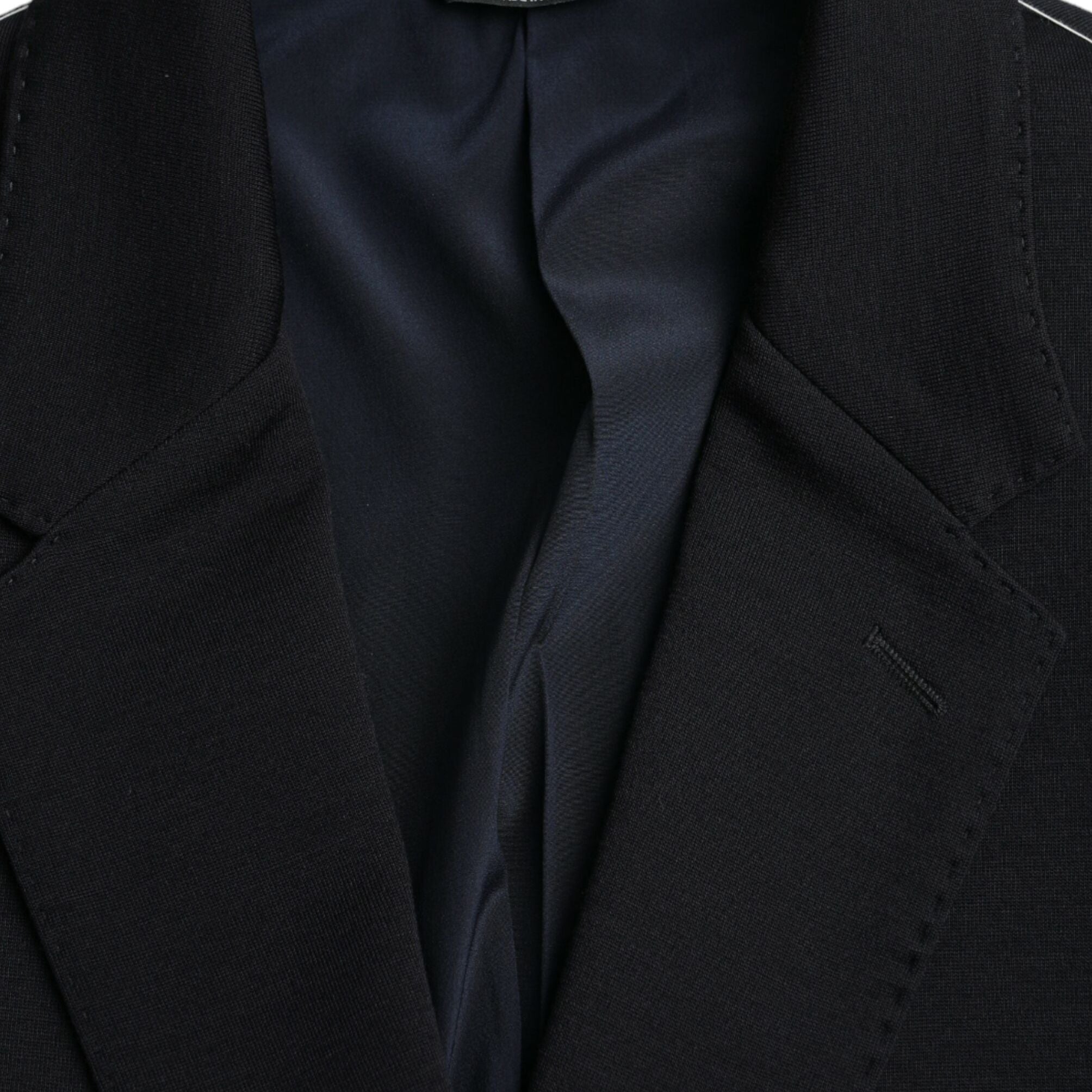 Dolce & Gabbana Black Wool Single Breasted Coat Blazer