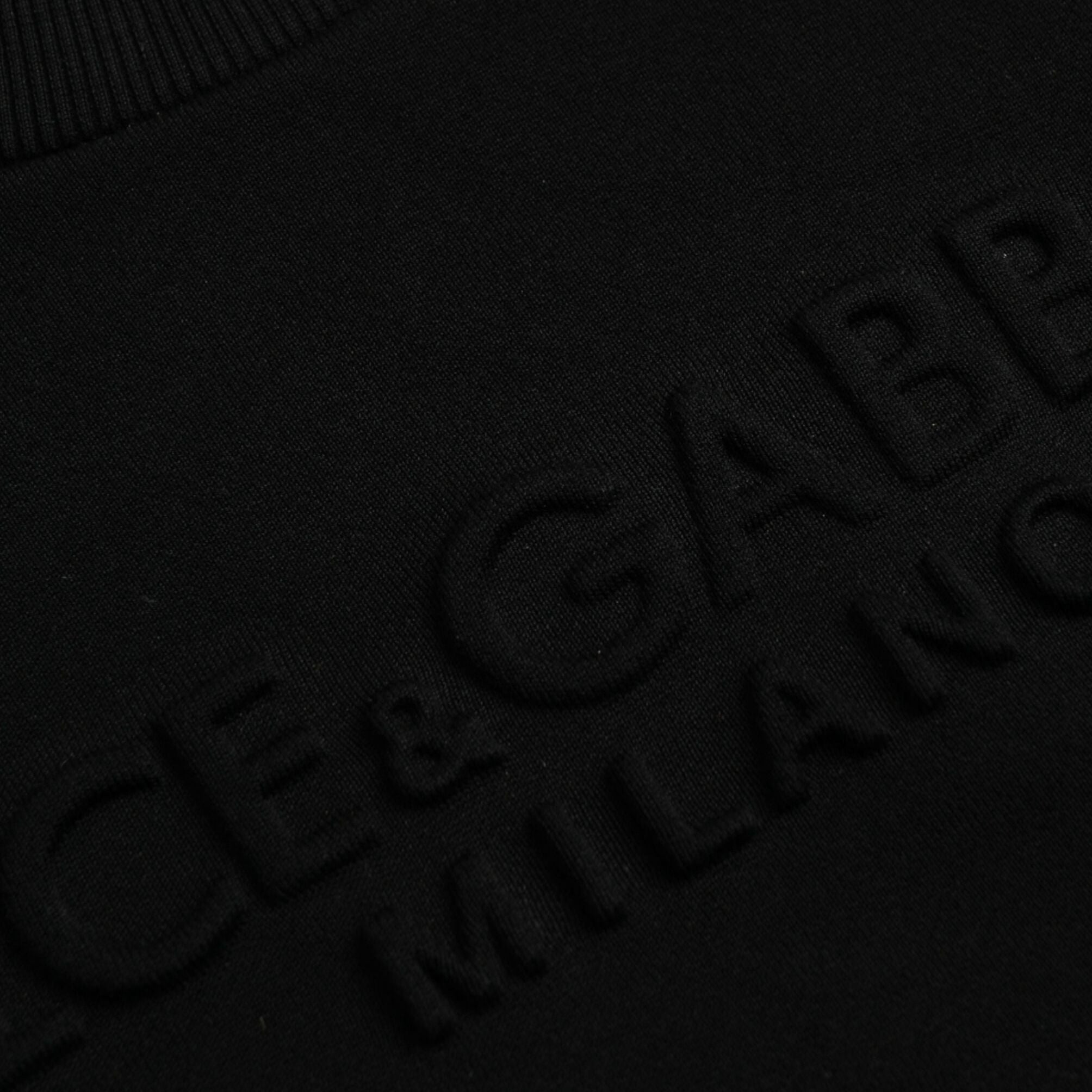 Dolce & Gabbana Black Cotton Long Sleeves Sweatshirt Sweater