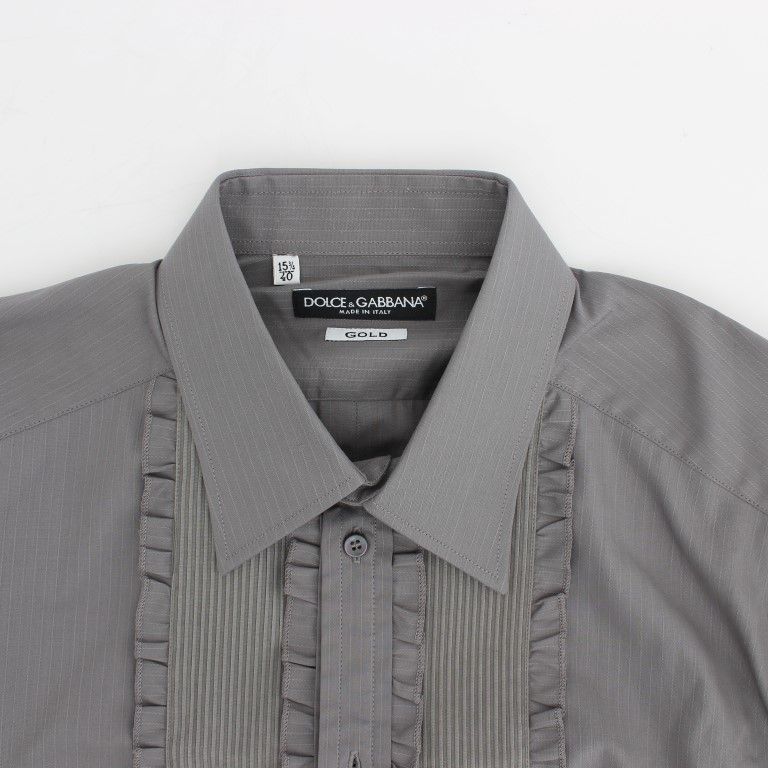 Dolce & Gabbana Purple Torero GOLD Slim Fit Dress Shirt