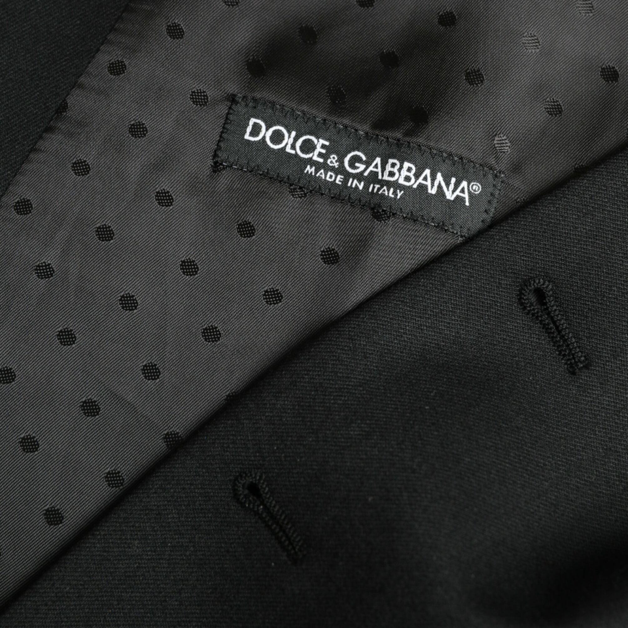 Dolce & Gabbana Black Silk Waistcoat Dress Formal Vest