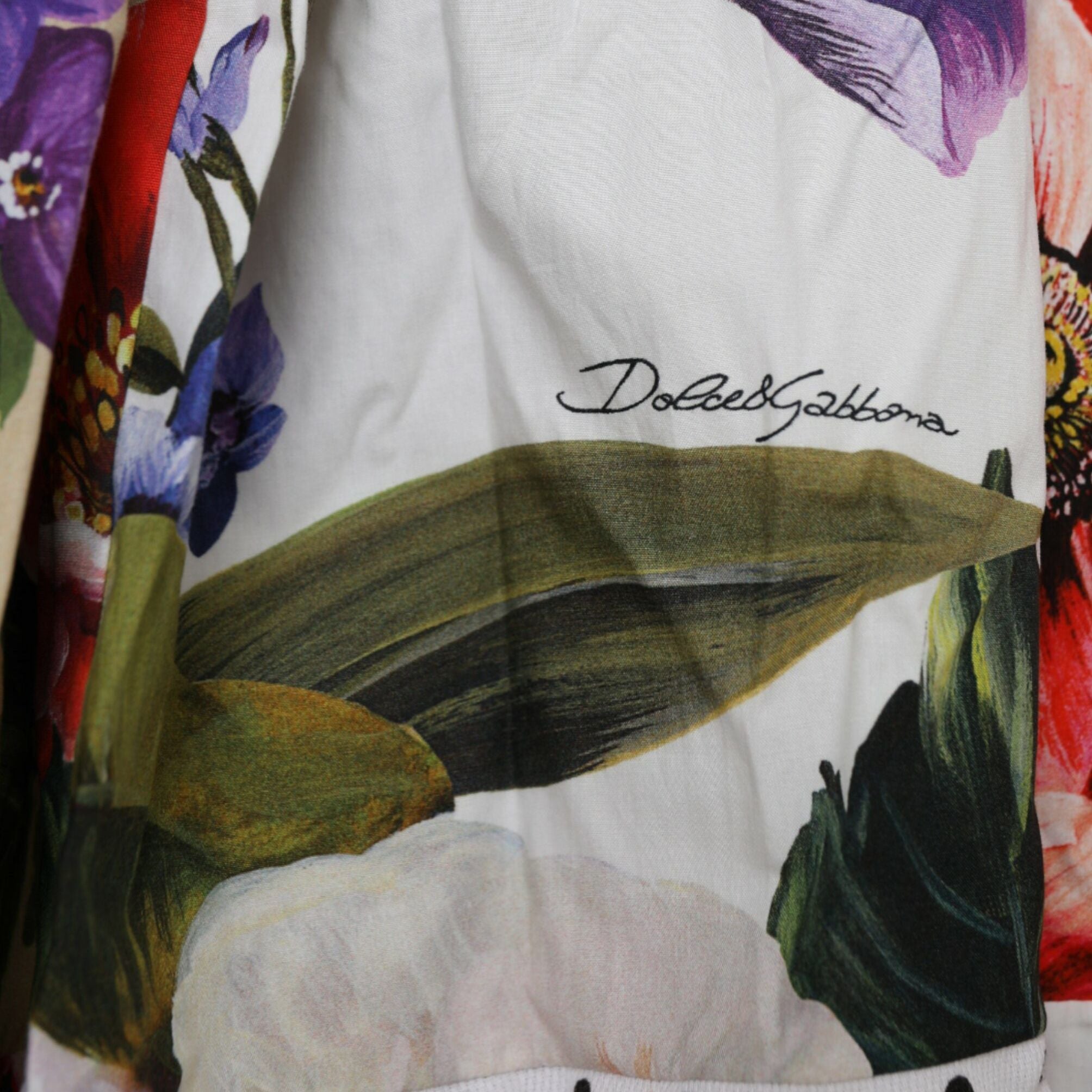 Dolce & Gabbana Multicolor Patchwork Cotton Aline Mini Dress