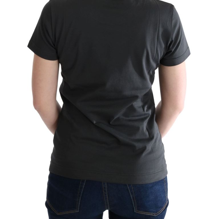 Dolce & Gabbana Gray Cotton 2017 Motive T-Shirt