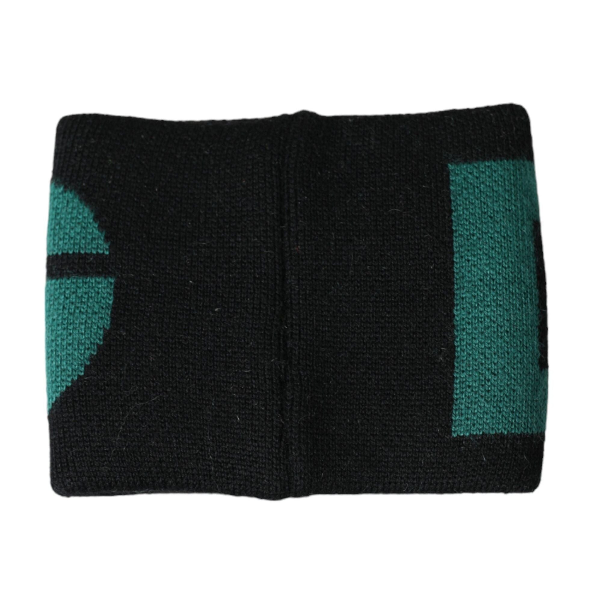Dolce & Gabbana Black Green Wool Logo #DGMILLENNIALS Wristband