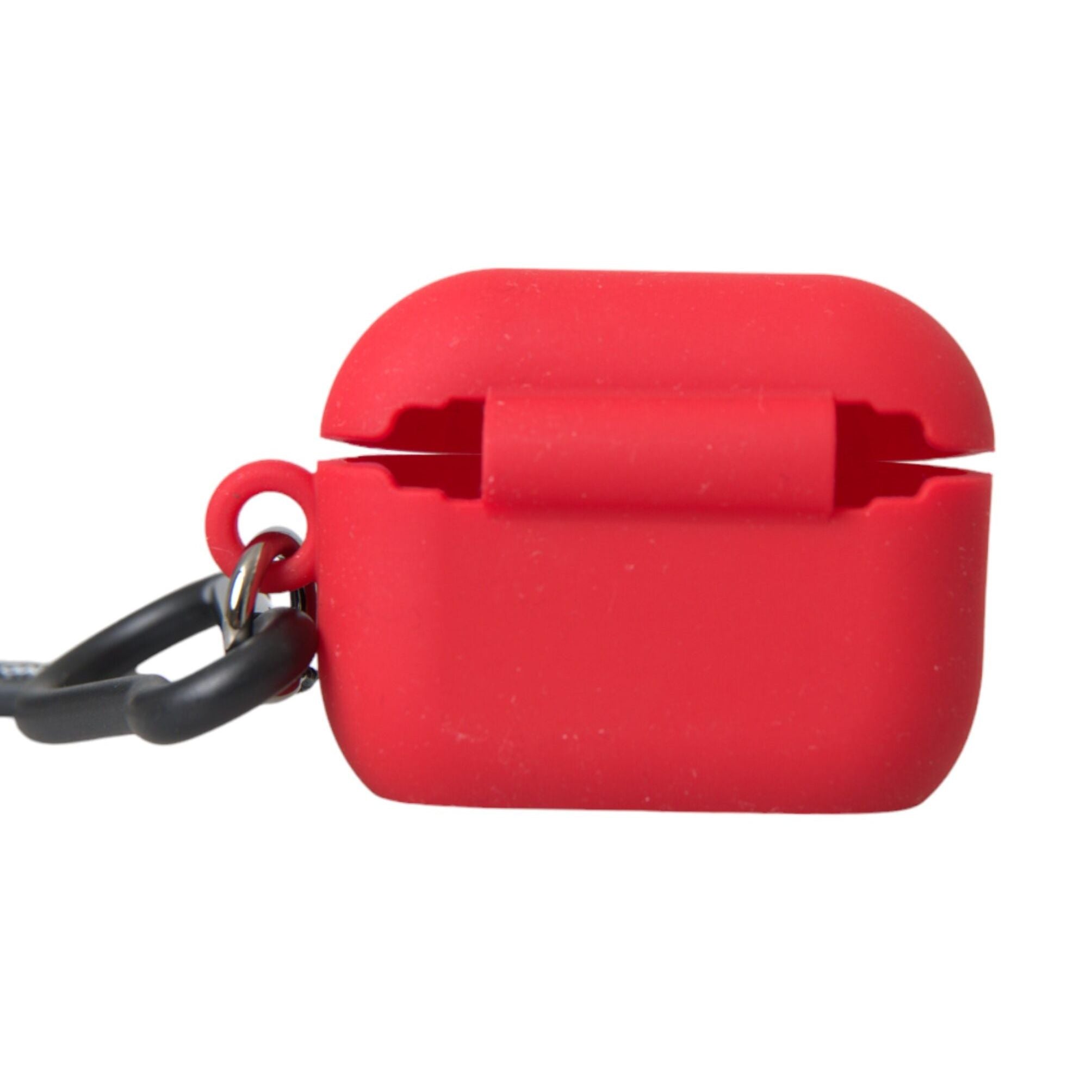 Dolce & Gabbana Red Silicone Rubber Logo Embossed Airpods Case