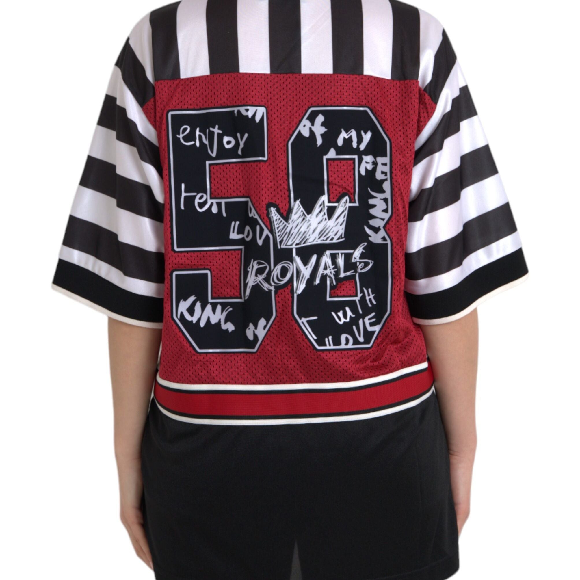 Dolce & Gabbana Multicolor Royals Panda Oversized T-shirt