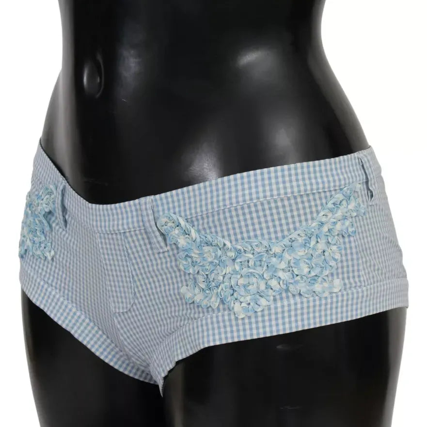 Ermanno Scervino Blue Beachwear Bottoms Swimsuit Shorts