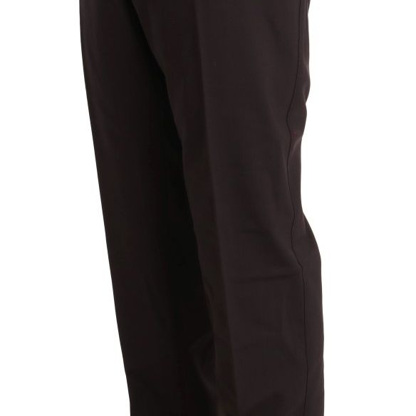 Dolce & Gabbana Bordeaux Wool Stretch Long 3 Piece Suit