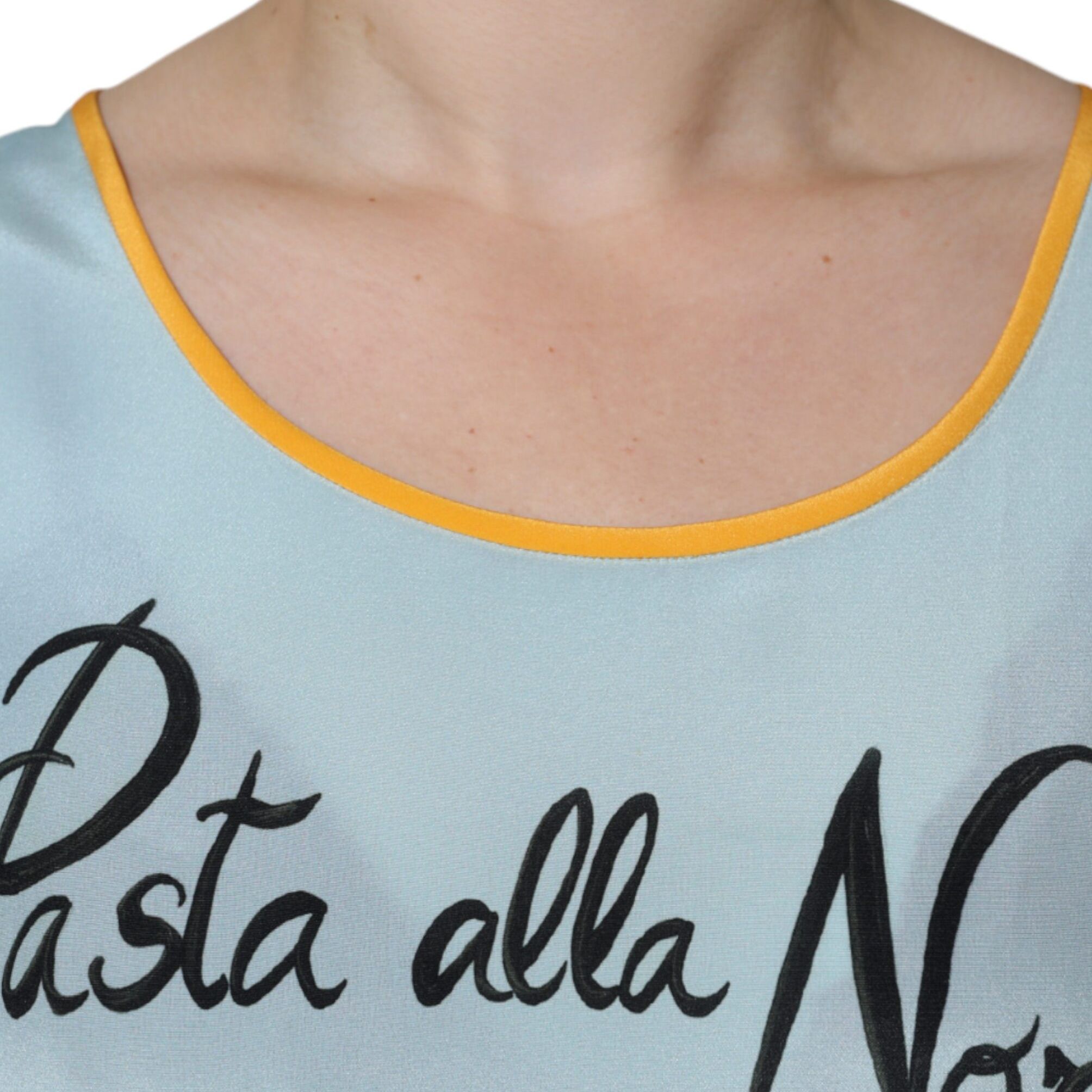 Dolce & Gabbana Multicolor Pasta Alla Norma Print Tank Top