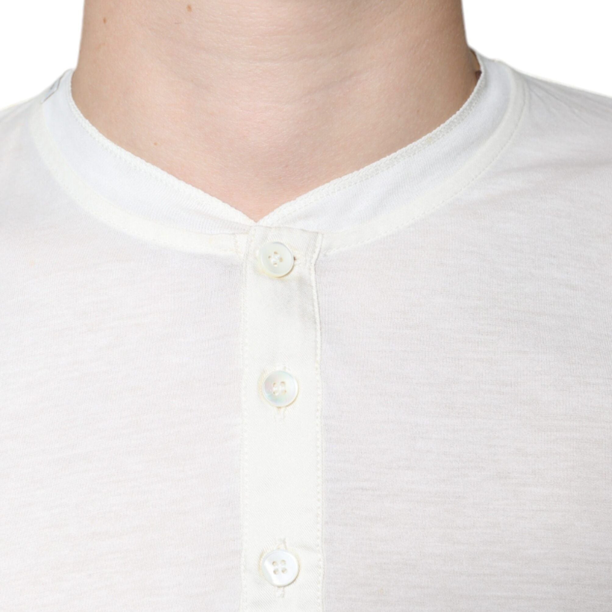 Dolce & Gabbana Off White Cotton Short Sleeves T-shirt