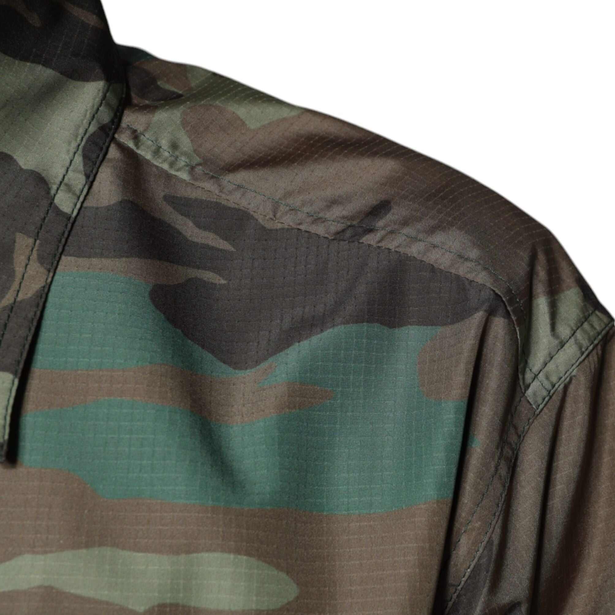 Dolce & Gabbana Multicolor Camouflage Button Down Shirt