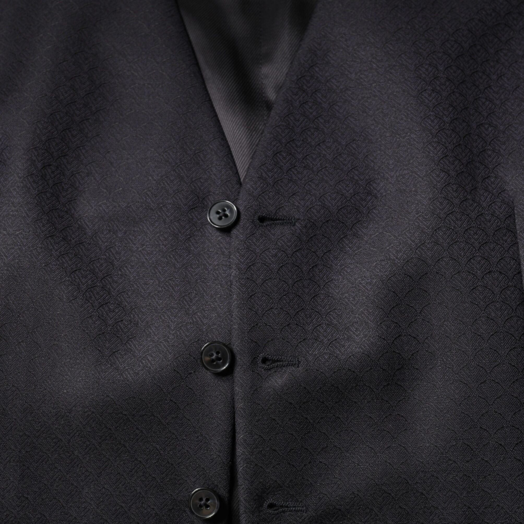 Dolce & Gabbana Black Wool Waistcoat Dress Formal Vest