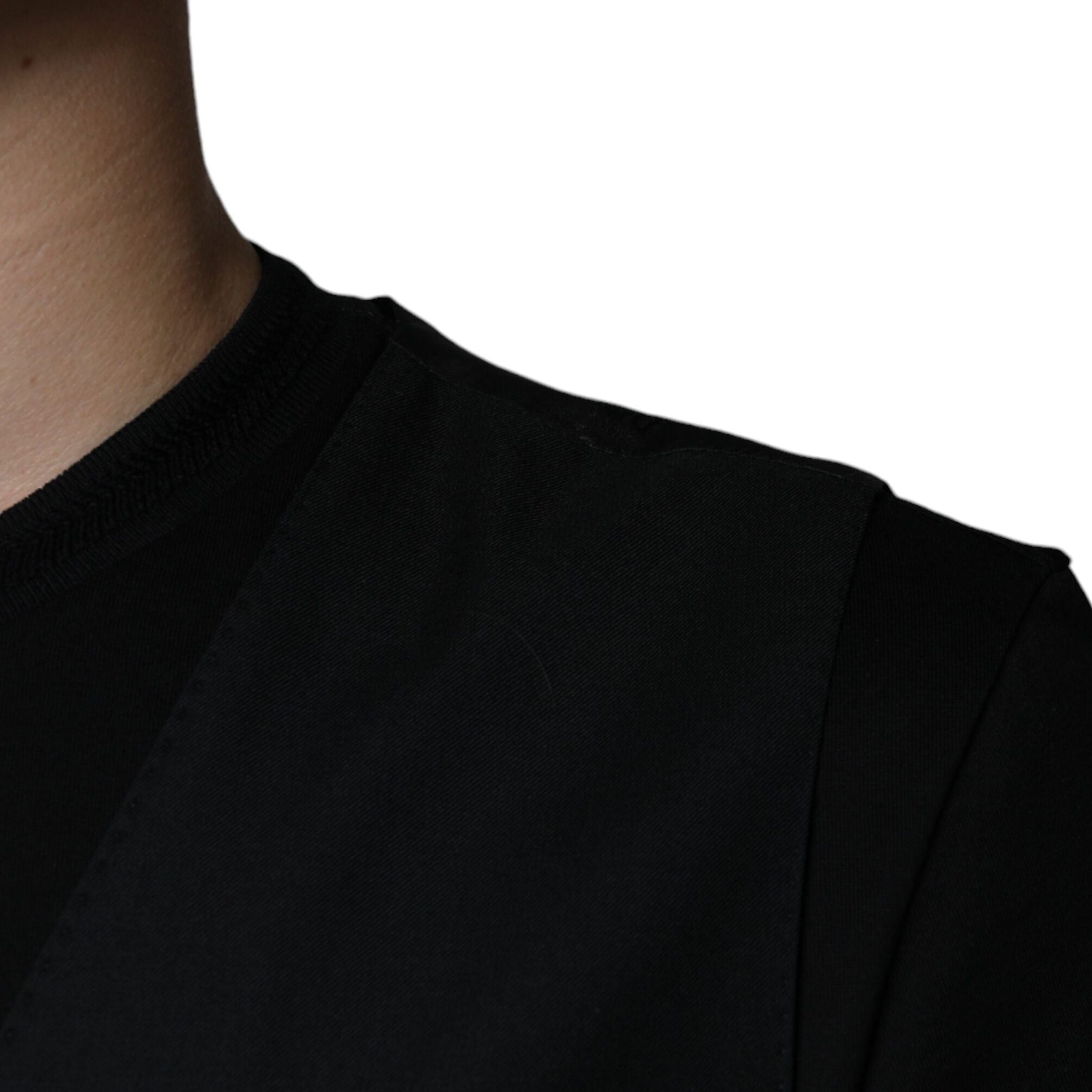 Dolce & Gabbana Black Wool Waistcoat Dress Formal Vest