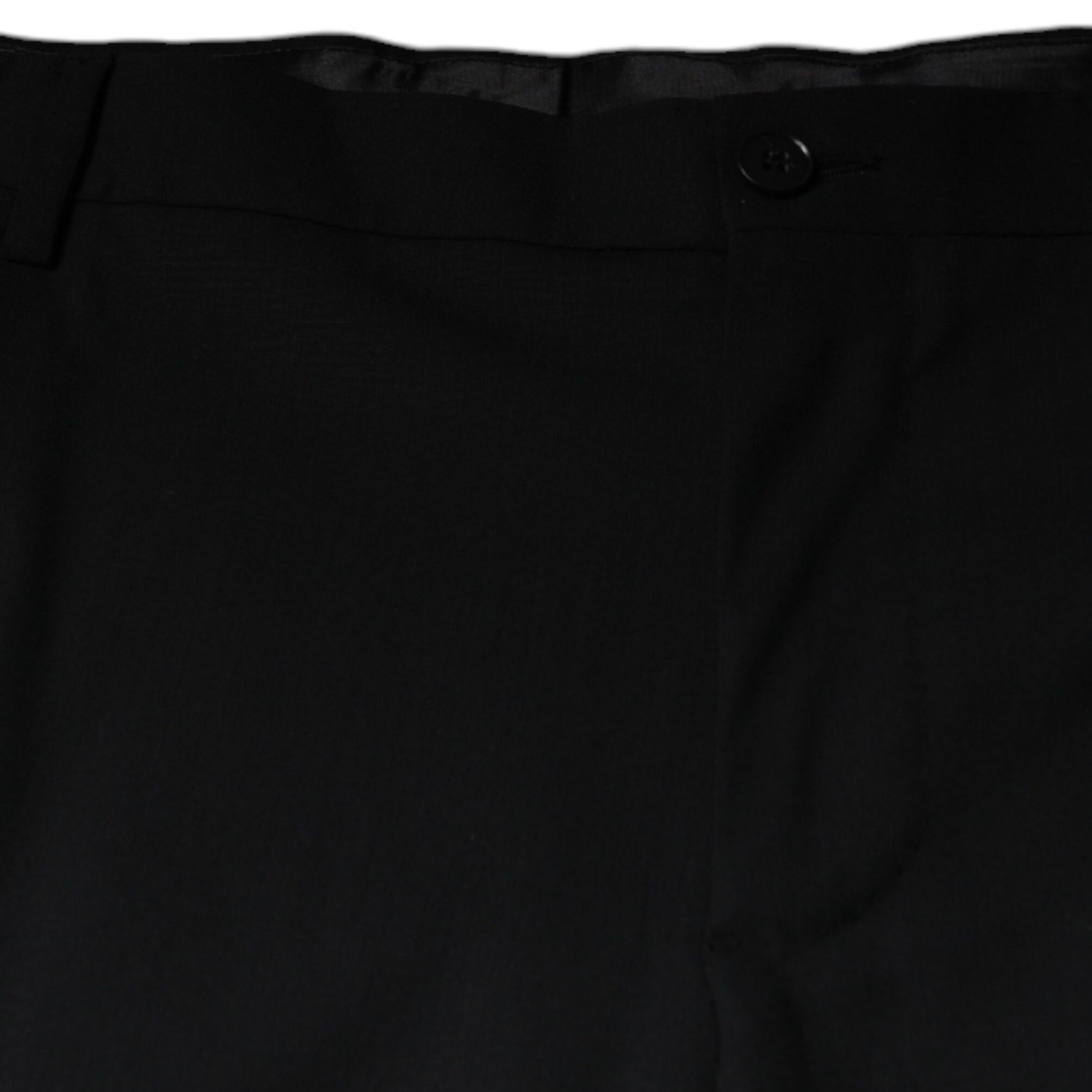 Dolce & Gabbana Black Wool Men Formal Dress Pants