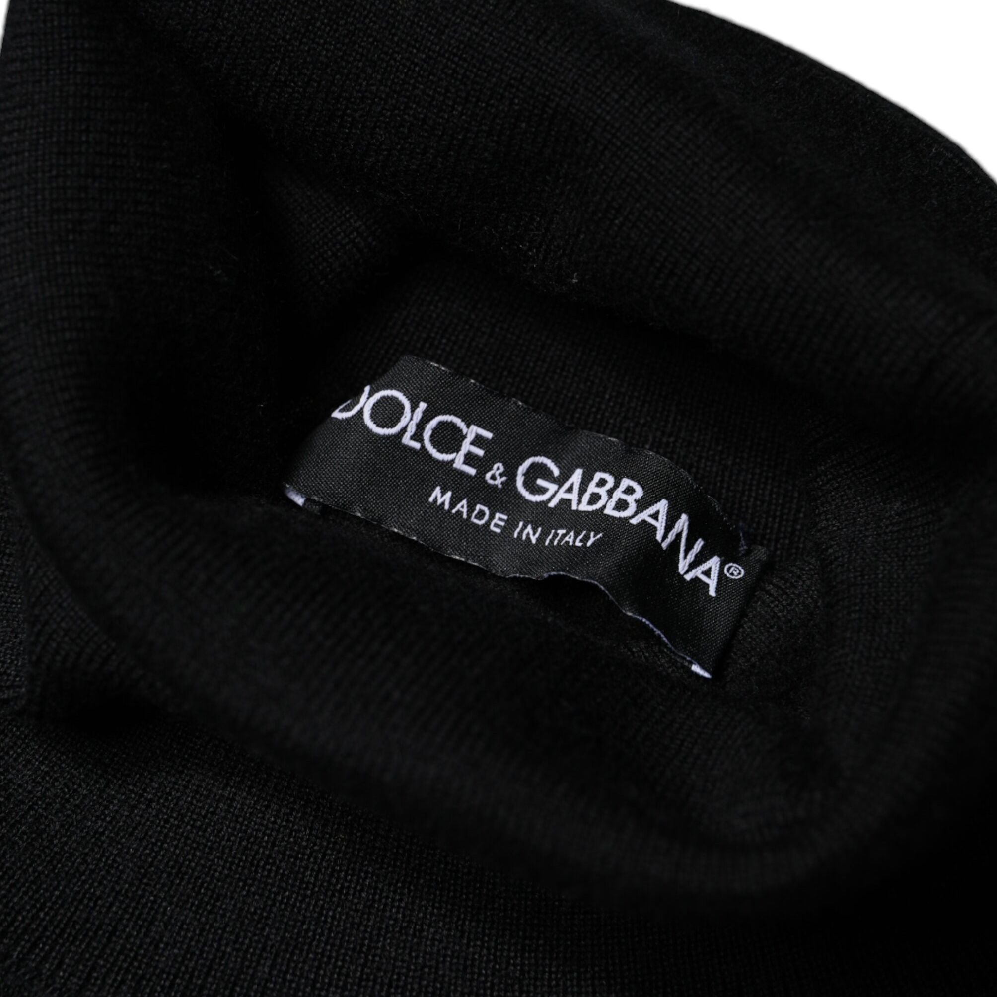 Dolce & Gabbana Black LongSleeve Turtleneck Pullover Sweater