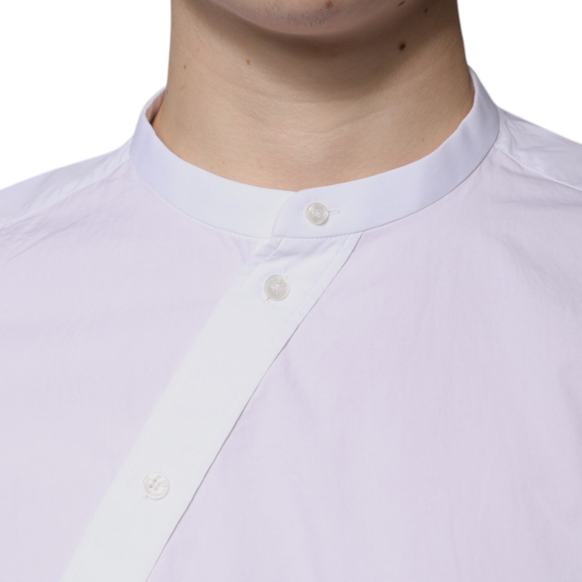 Dolce & Gabbana White Cotton Slim Fit MARTINI Dress Shirt