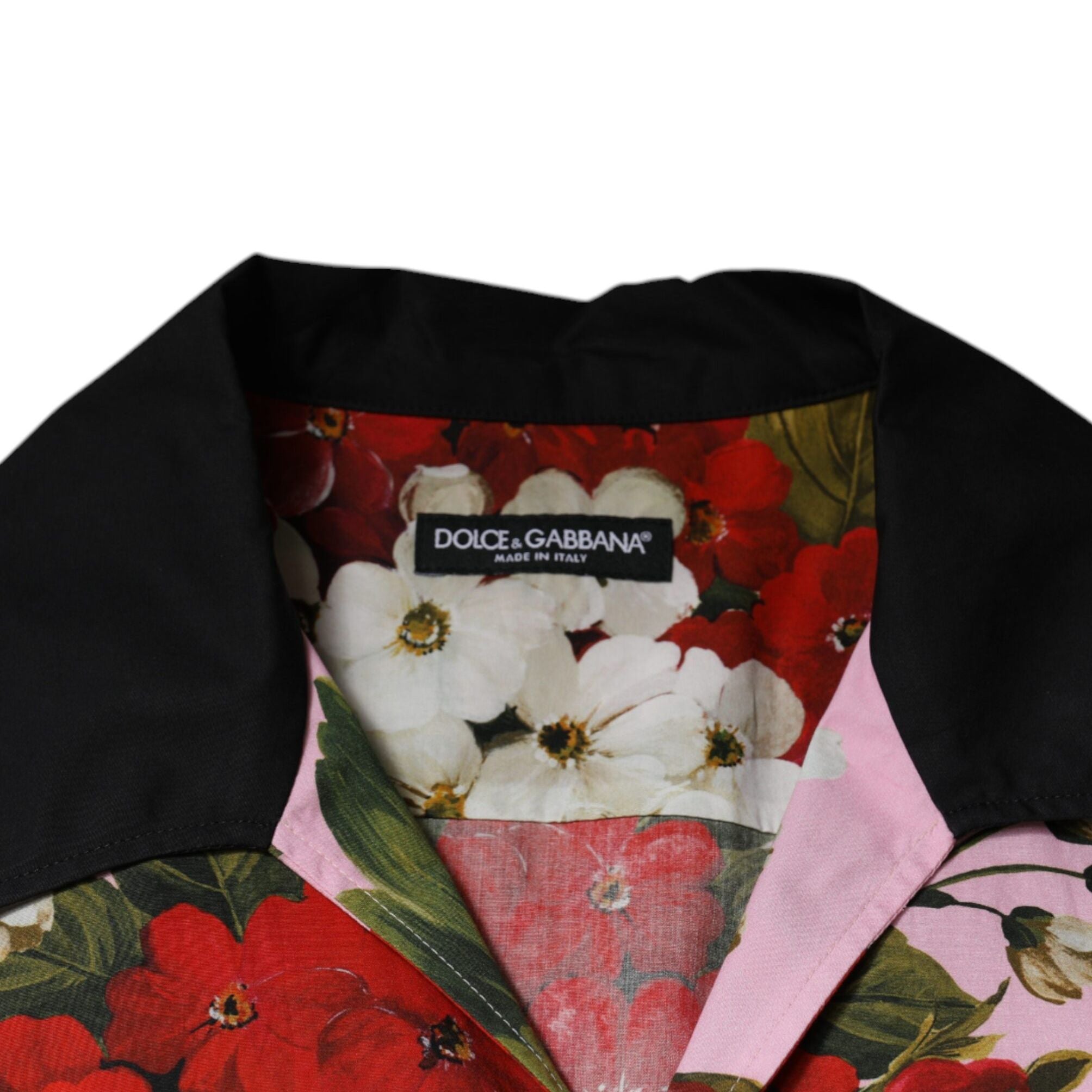 Dolce & Gabbana Multicolor Floral Button Down Casual Shirt