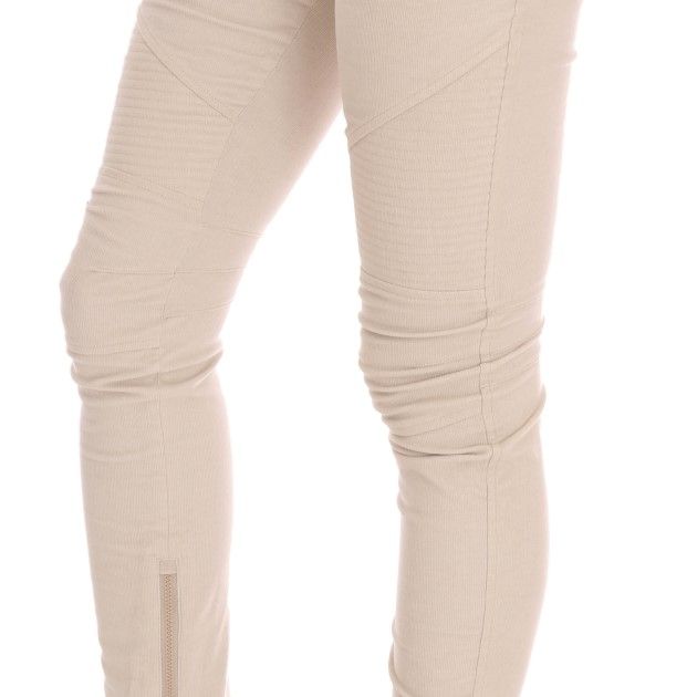 Ermanno Scervino Beige Slim Jeans Corduroy Skinny Pants