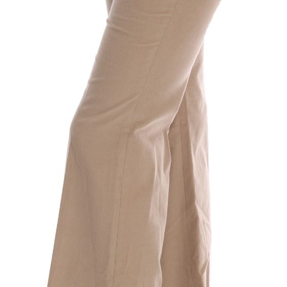 Ermanno Scervino Beige Cotton Bootcut Pants