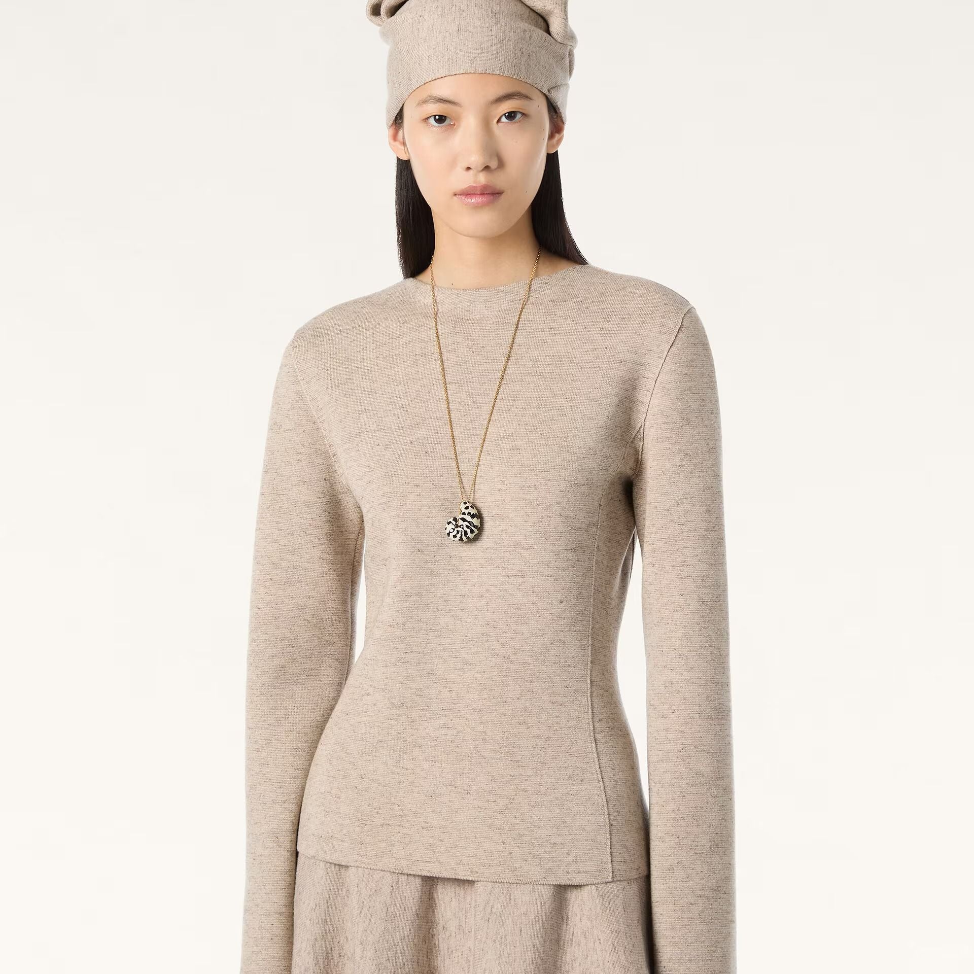 Loro Piana Willow Crewneck in Cashmere, Wish® Wool, Linen