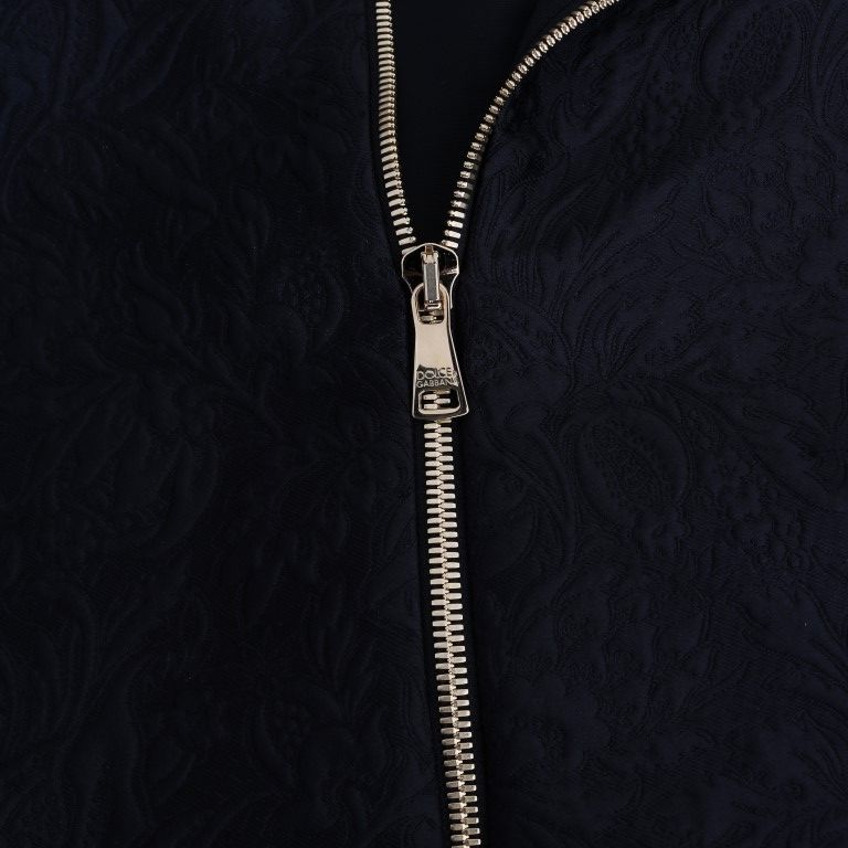 Dolce & Gabbana Black Fairy Tale Crystal Hooded Sweater