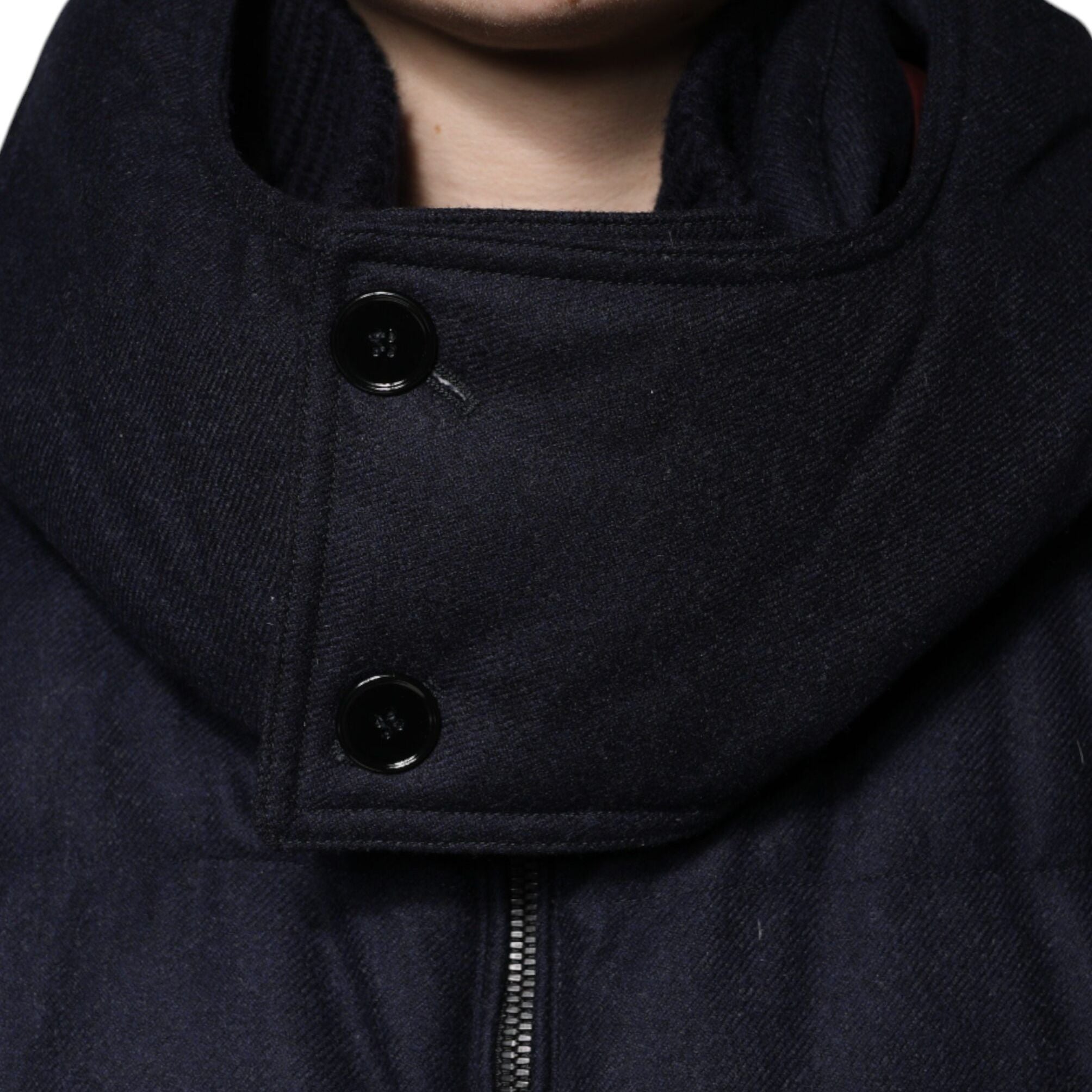 Dolce & Gabbana Black Nylon Hooded Puffer Men Coat Jacket