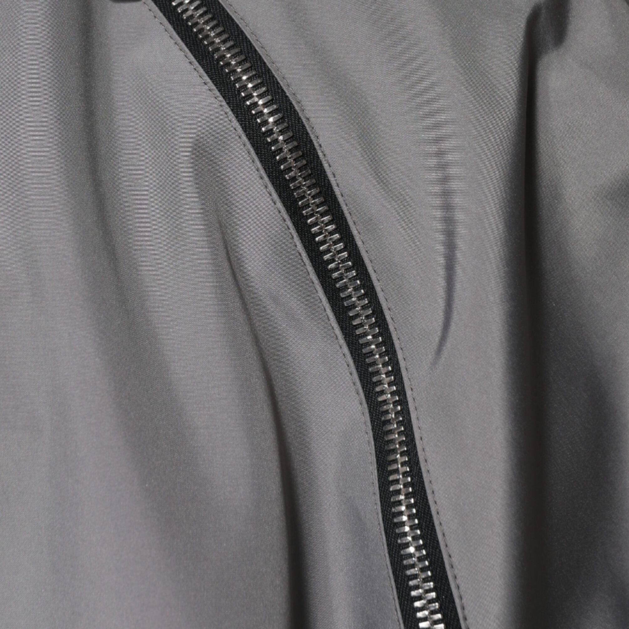 Dolce & Gabbana Gray Polyester Hooded Men Full Zip Jacket
