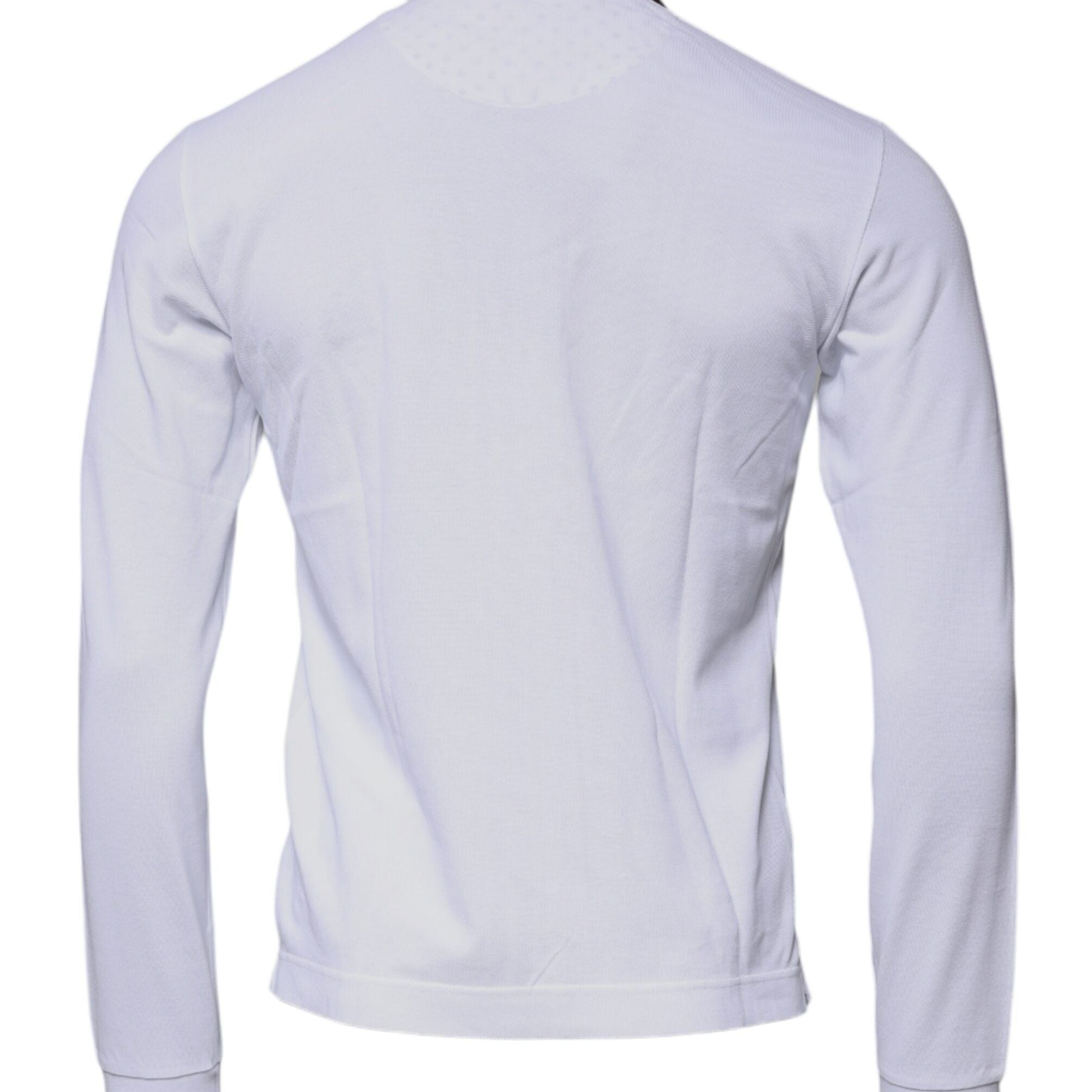 Dolce & Gabbana White Crown Men Full Zip Sweatshirt Sweater