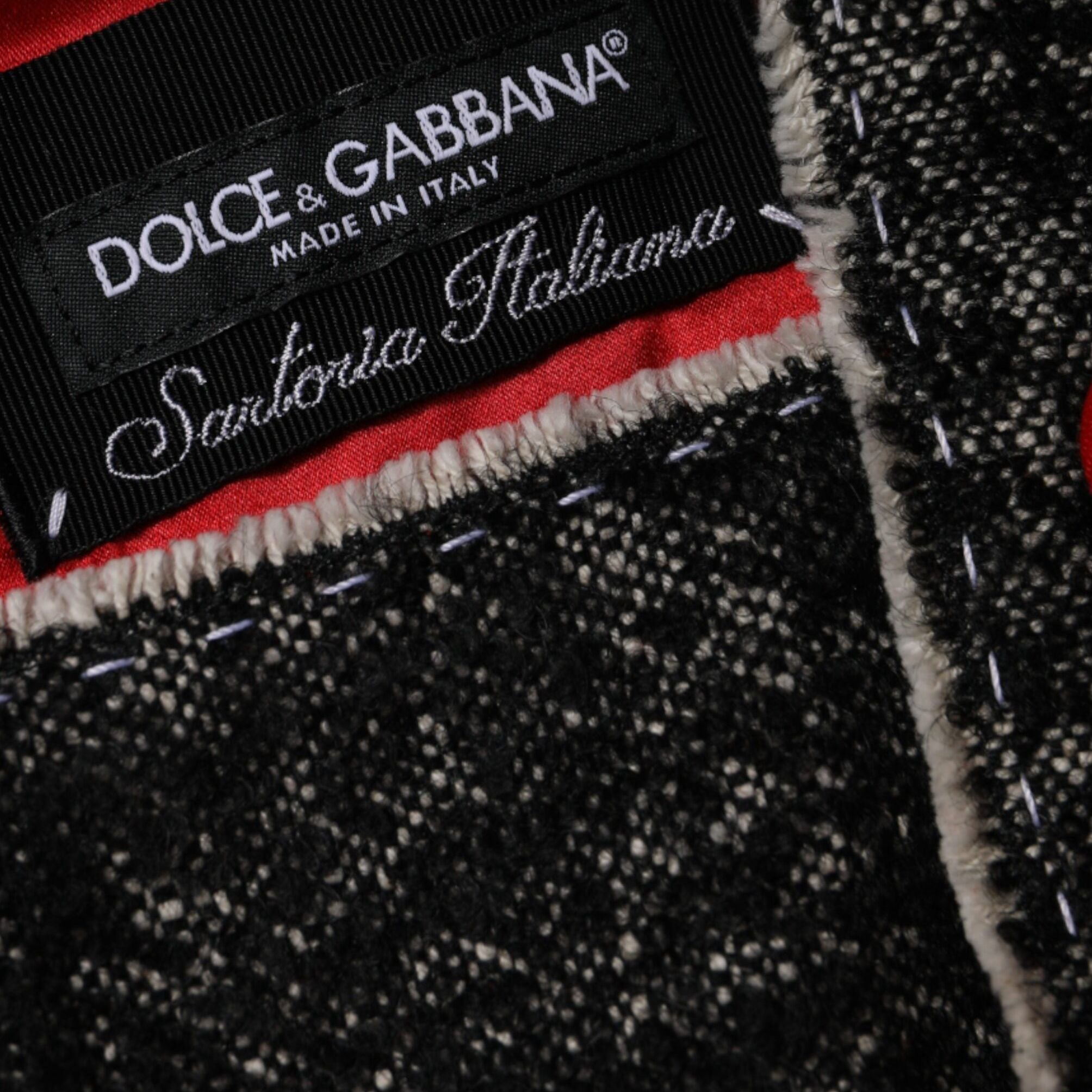 Dolce & Gabbana Red Wool Sleeveless A-line Flared Mini Dress
