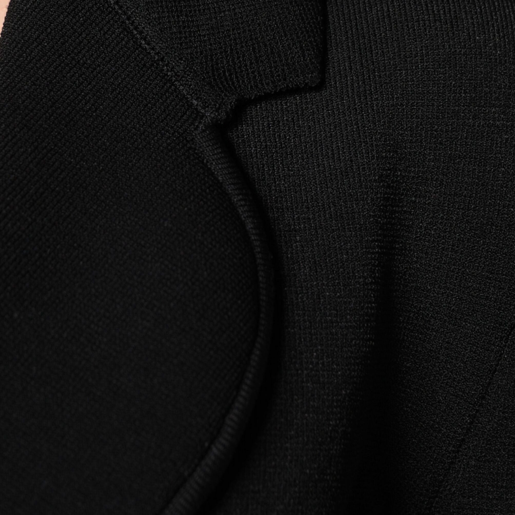 Dolce & Gabbana Black Viscose Single Breasted Blazer Jacket
