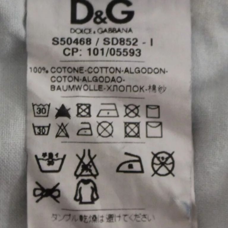 Dolce & Gabbana Blue D&G Cotton Washed Jeans Denim Shorts