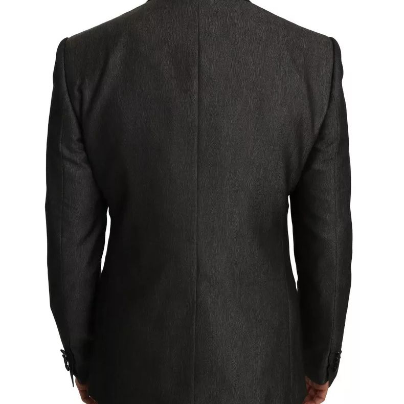 Dolce & Gabbana Gray MARTINI 2 Piece Vest Coat Blazer